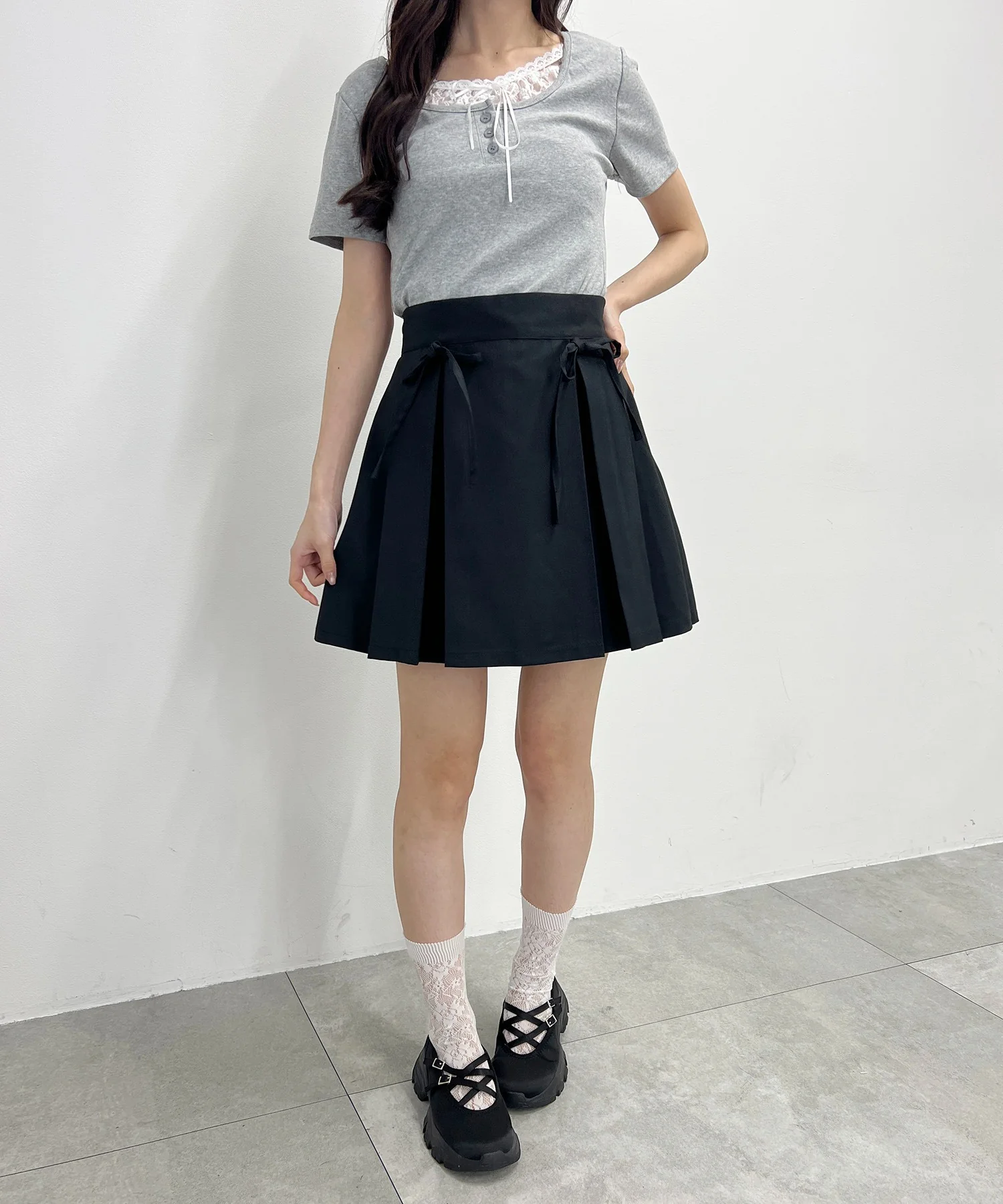 2WAYリボンミニスカート - Image 5