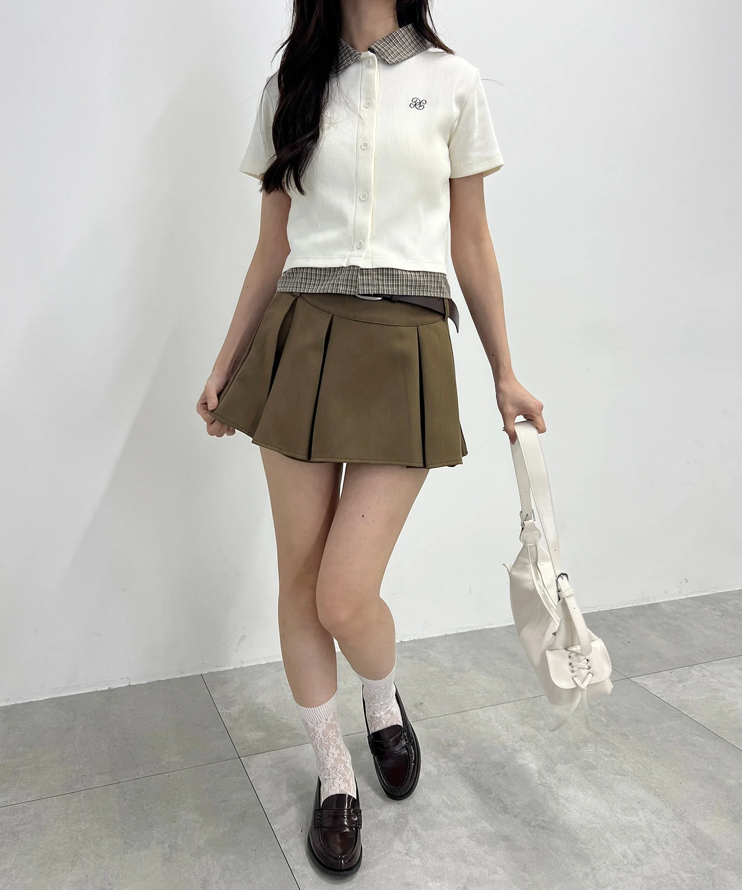 ベルトセットスカートレイヤードショーツ - Image 18