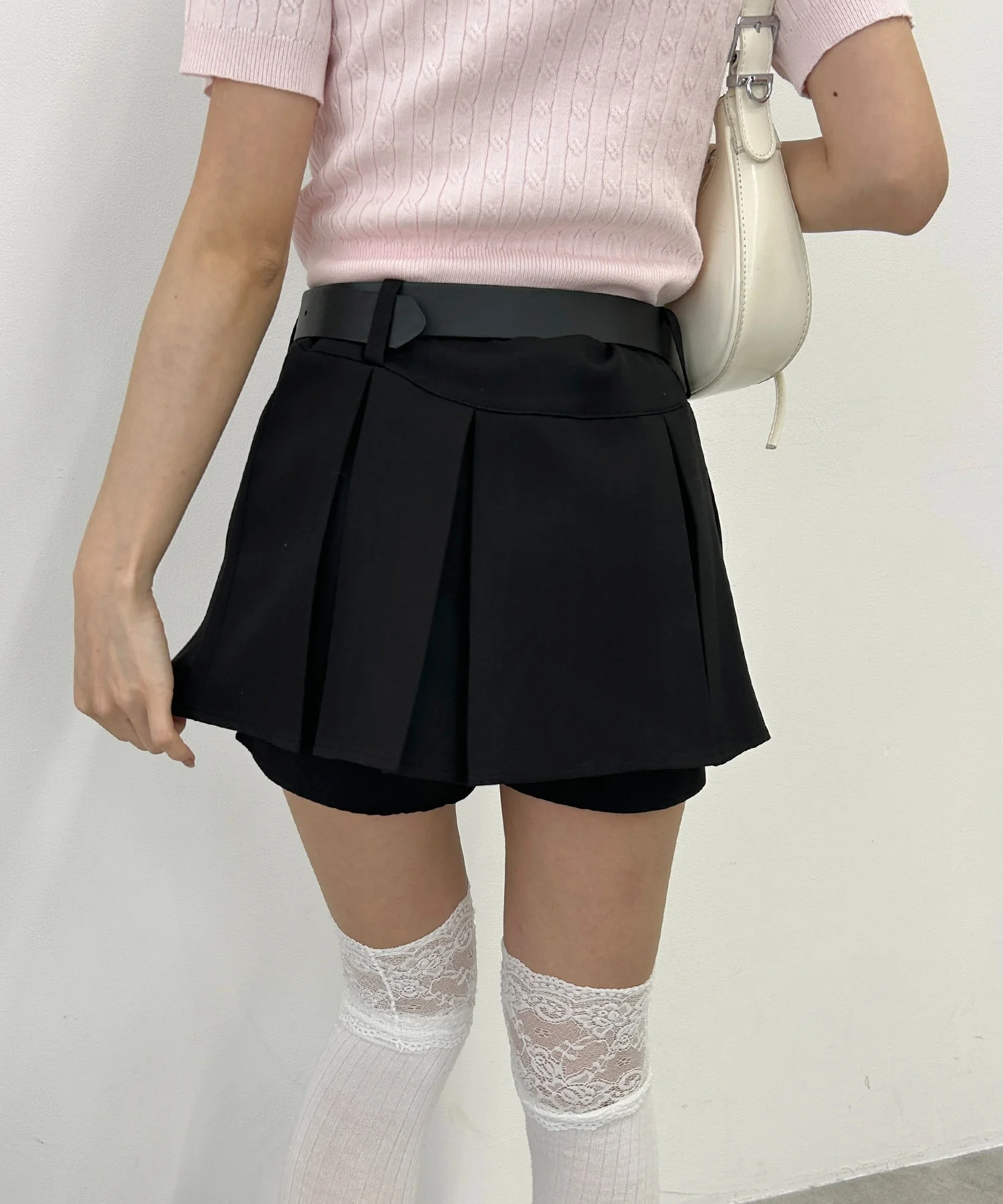 ベルトセットスカートレイヤードショーツ - Image 21