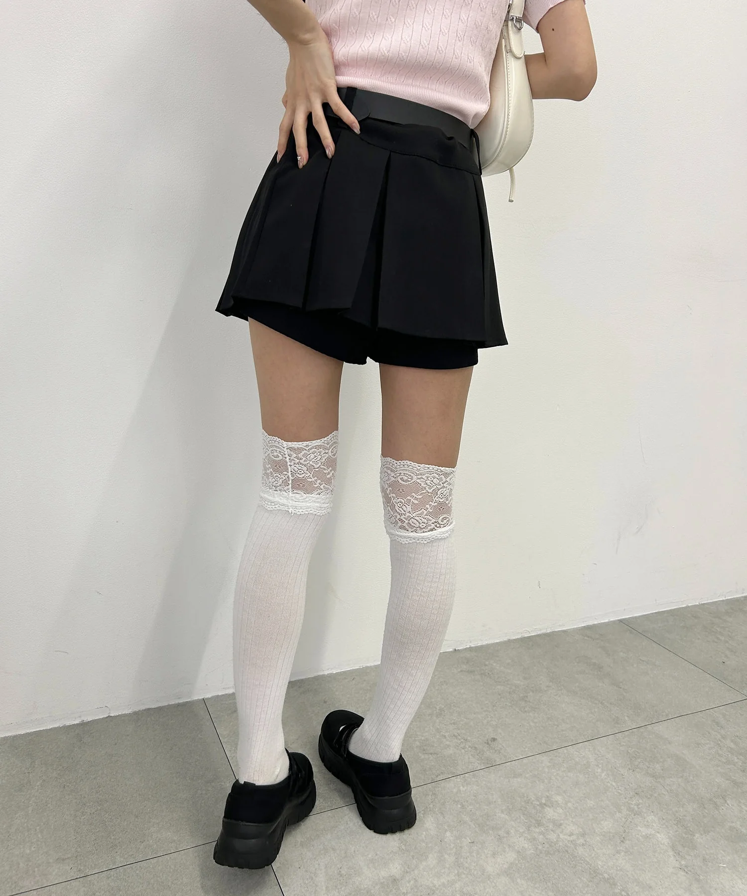 ベルトセットスカートレイヤードショーツ - Image 23