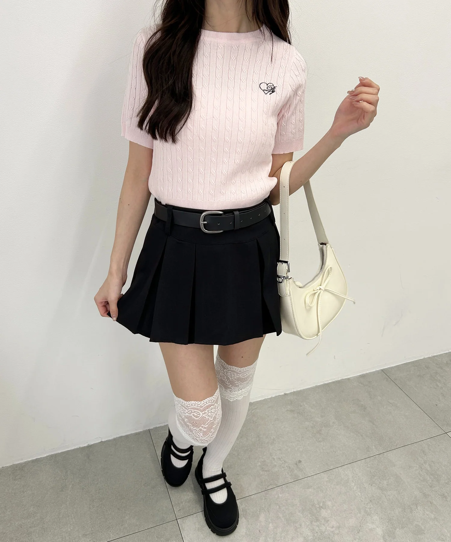 ベルトセットスカートレイヤードショーツ - Image 24