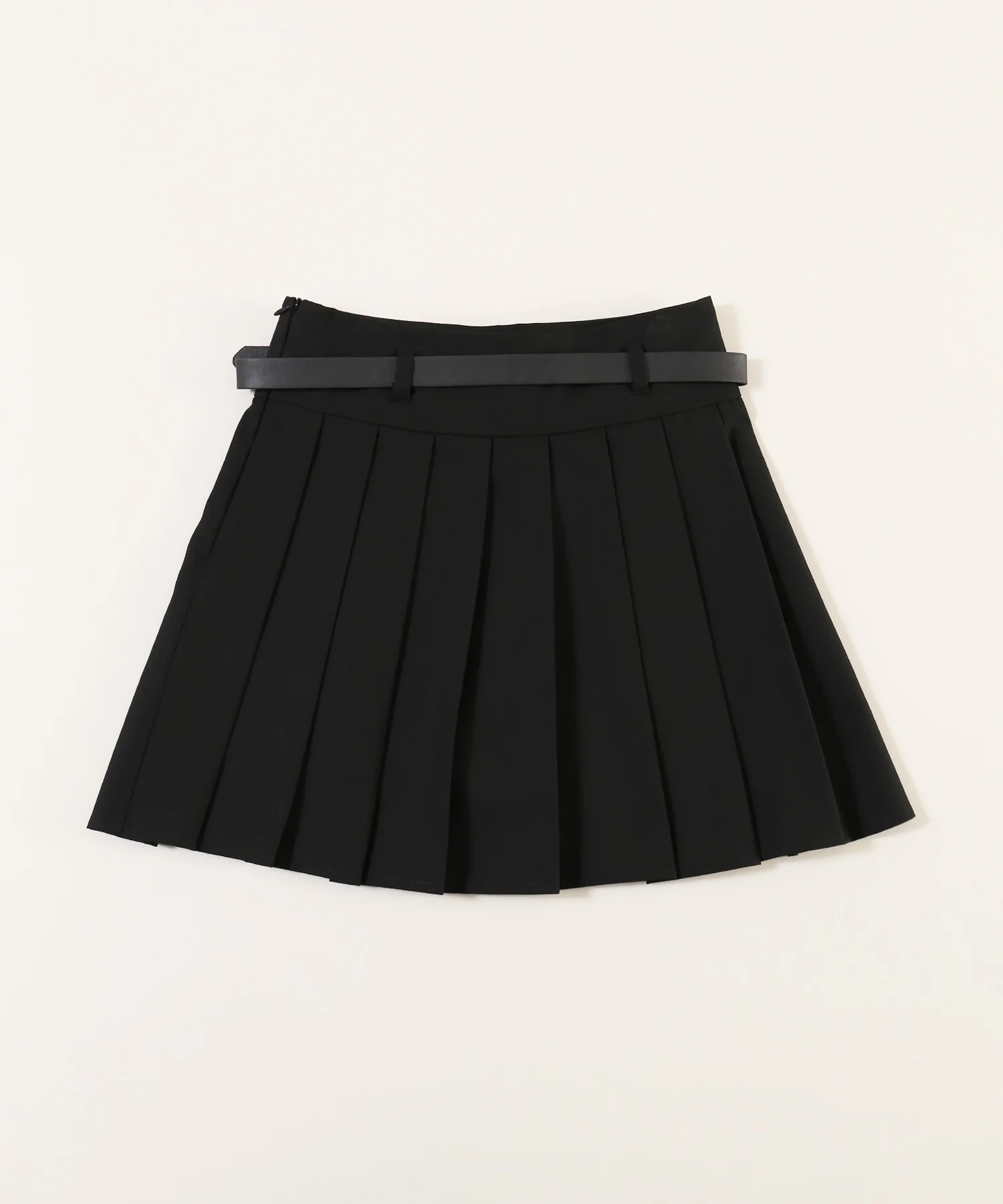 ベルト付き切り替えプリーツミニスカート - Image 17