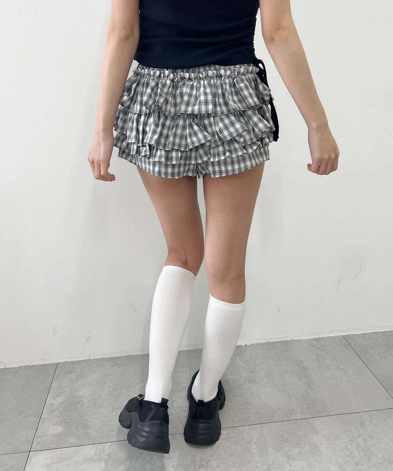チェックフリルショートパンツ - Image 13