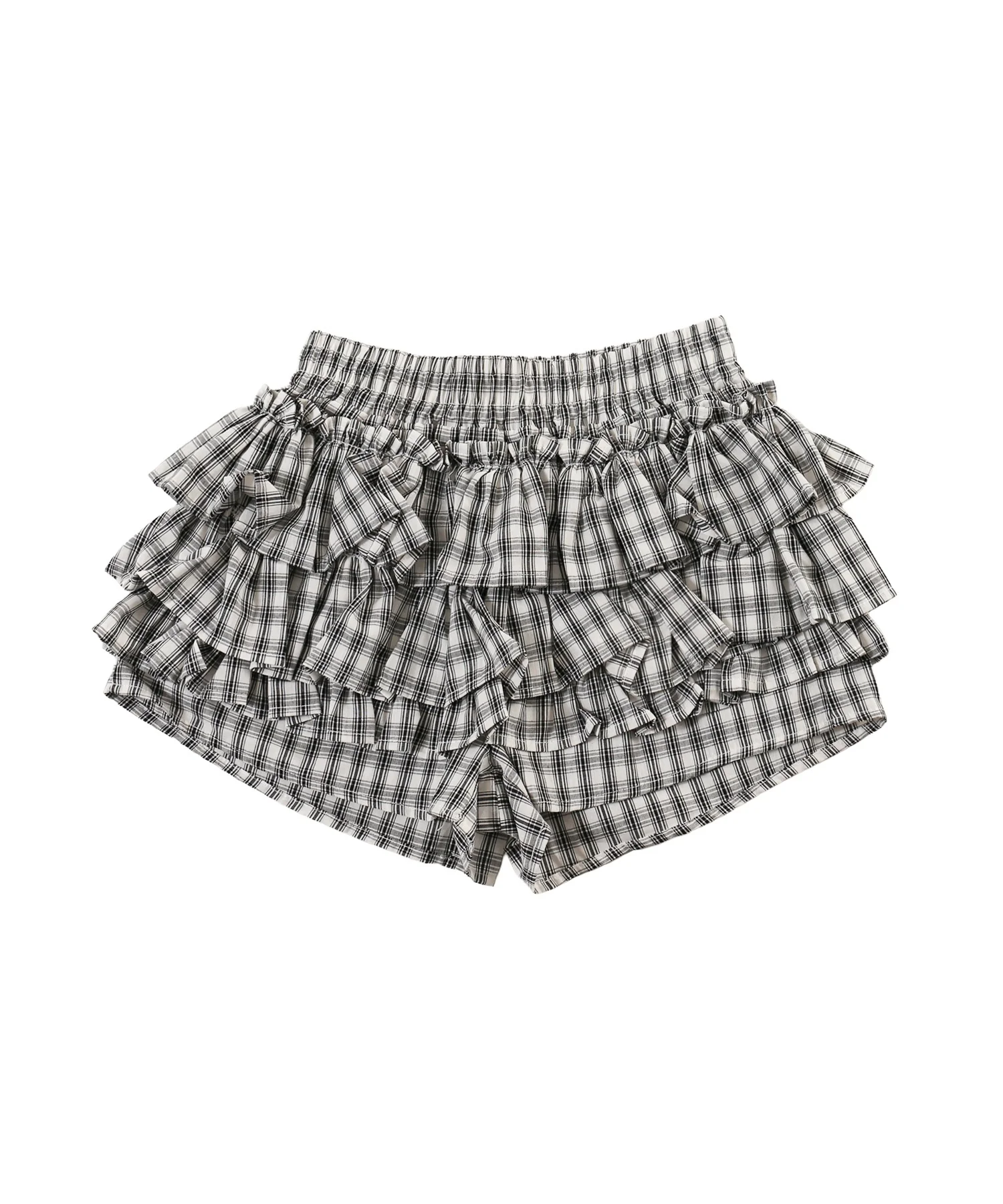 チェックフリルショートパンツ - Image 17
