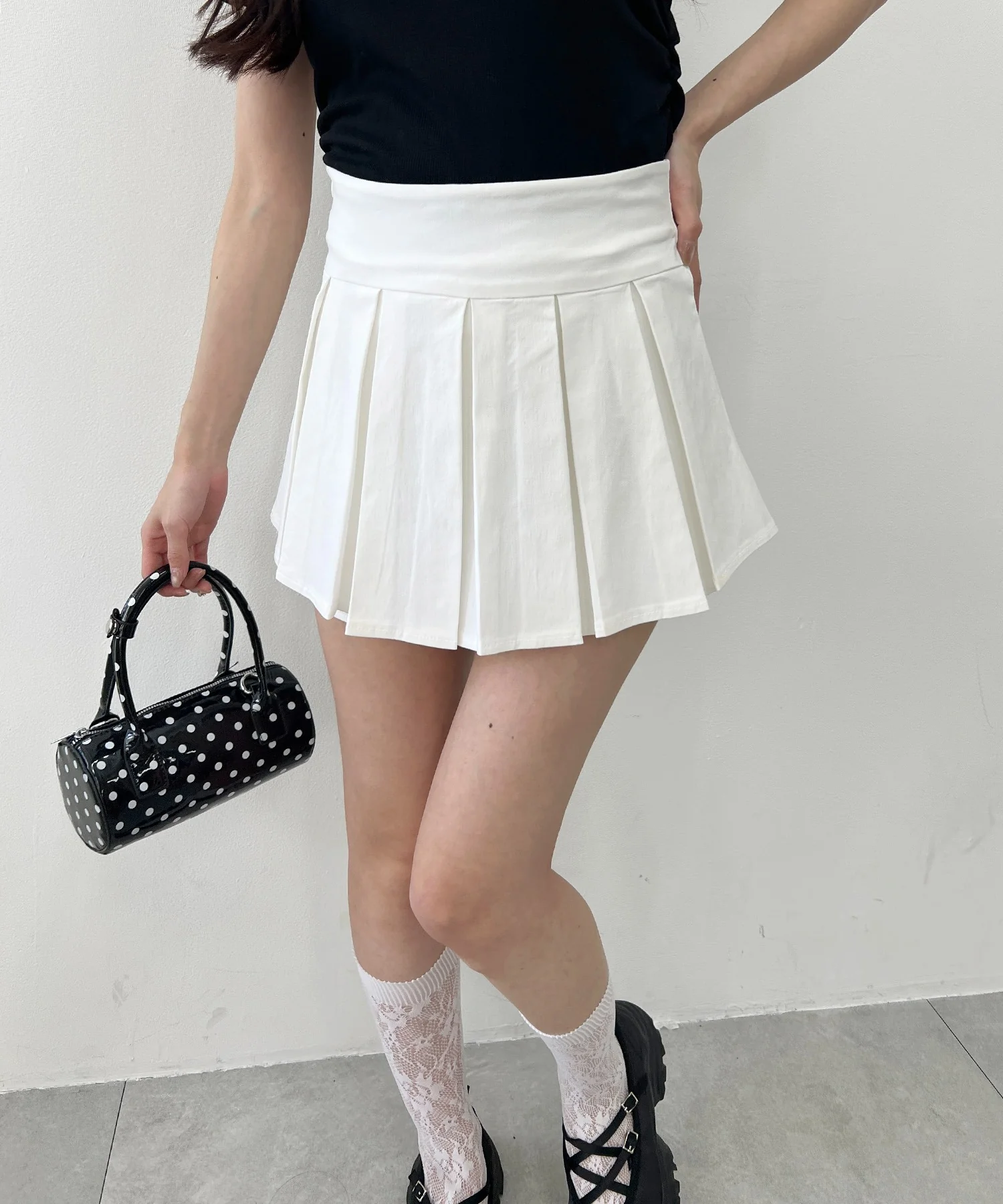 プリーツドッキングショートパンツ - Image 4