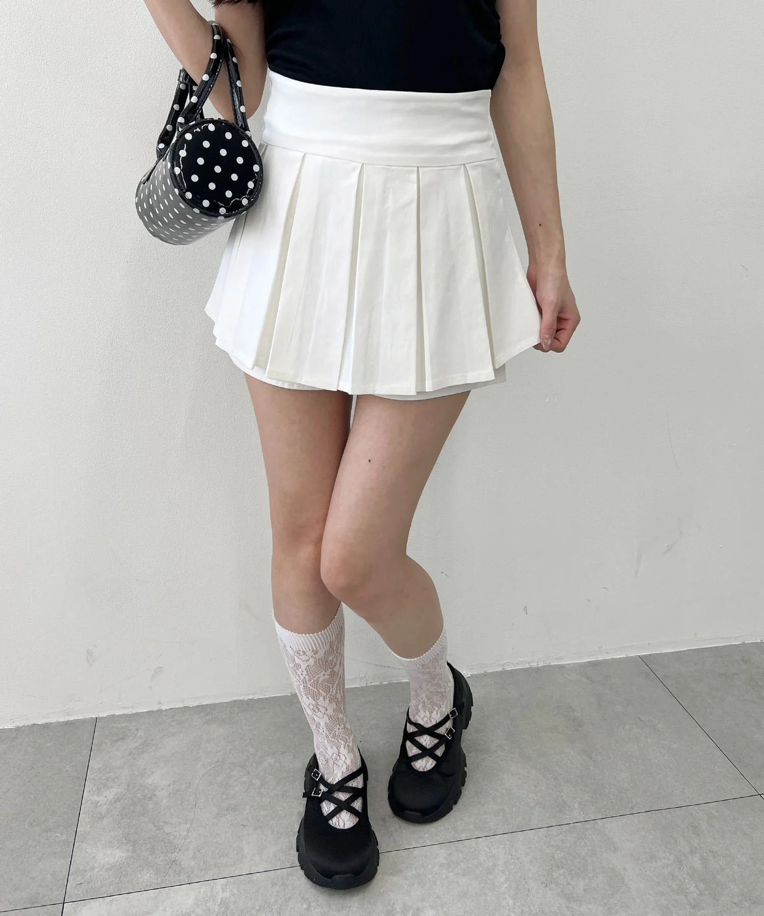 プリーツドッキングショートパンツ - Image 5