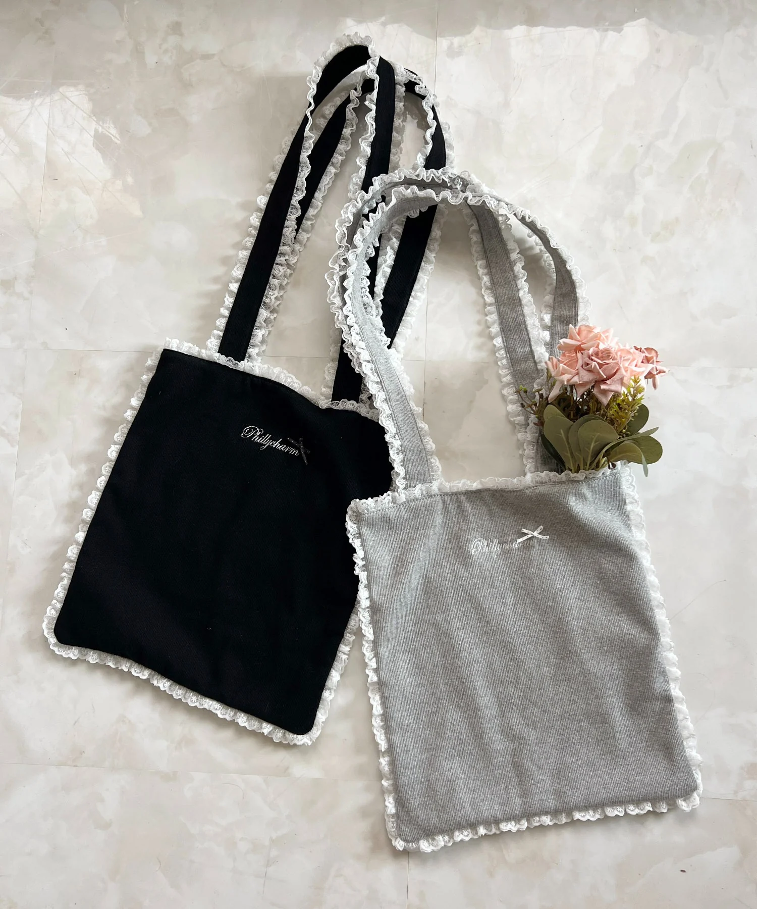 レースパイピングリブトート - Image 13