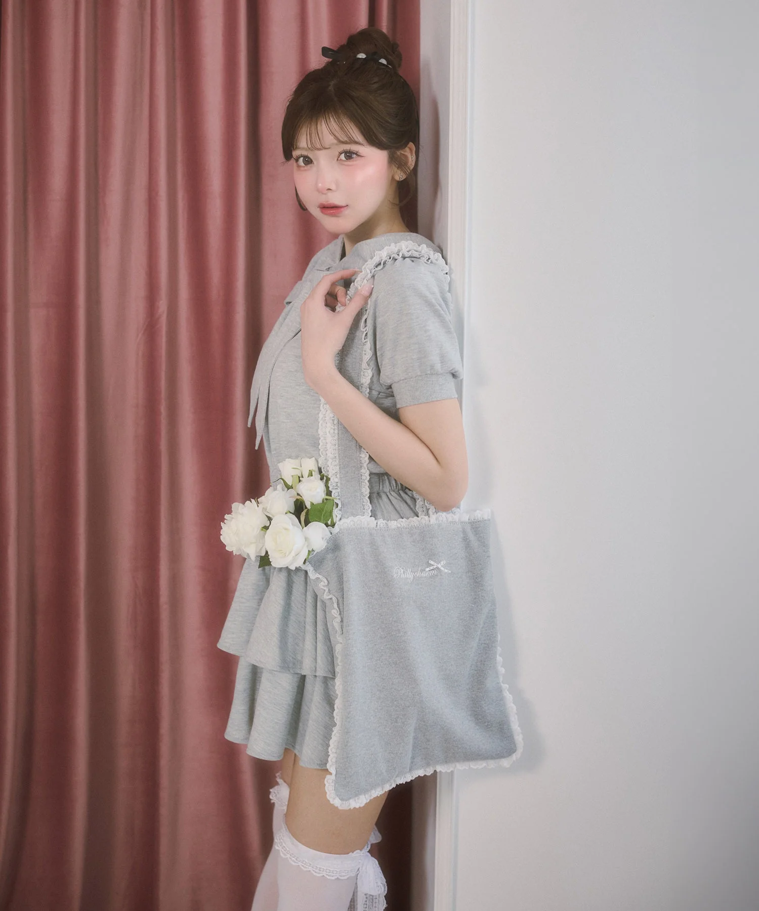 レースパイピングリブトート - Image 3