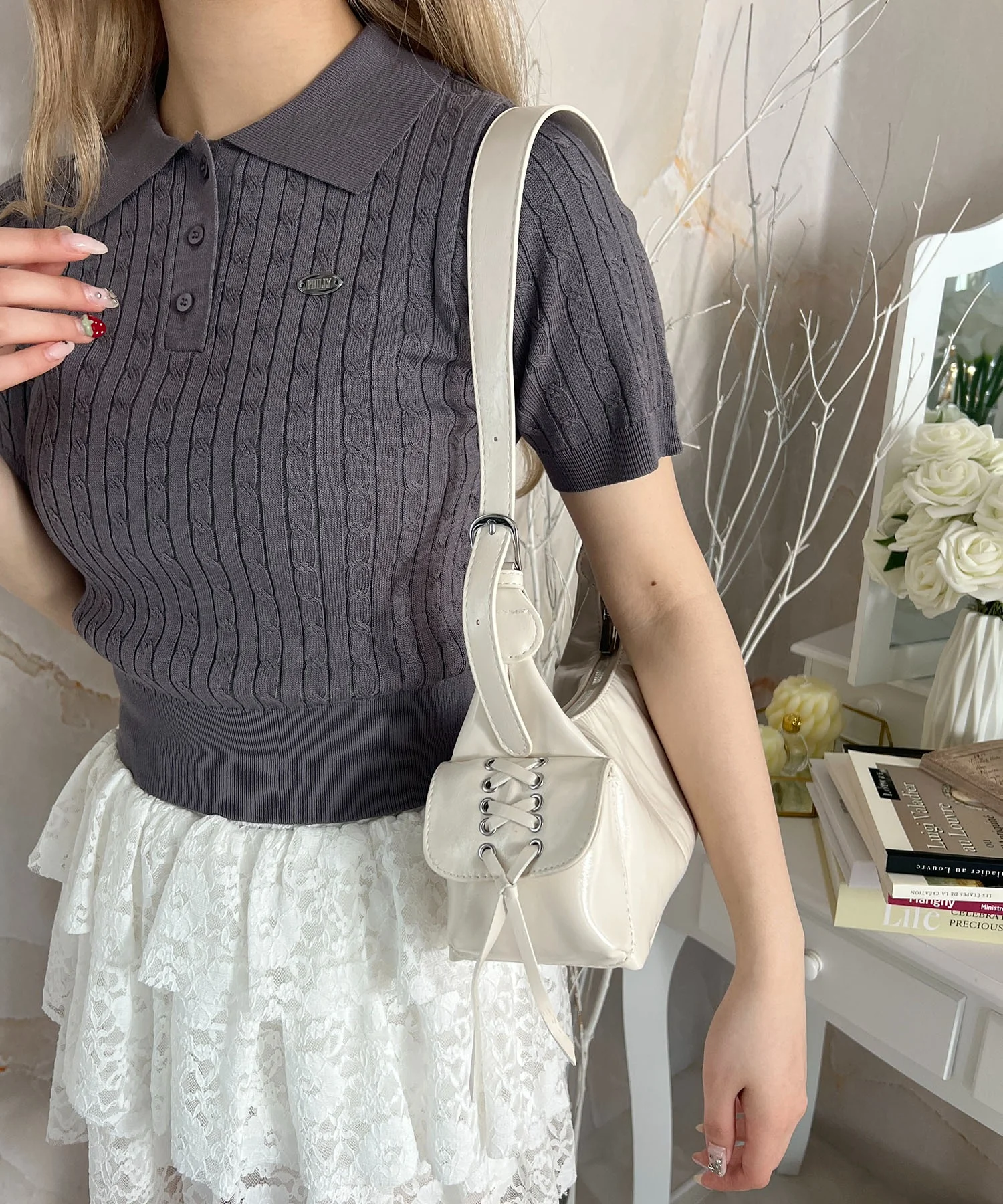 サイドレースアップバッグ - Image 4