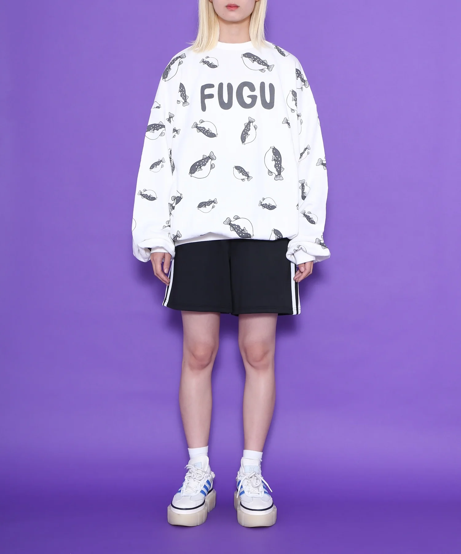 フード総柄スウェット - Image 17