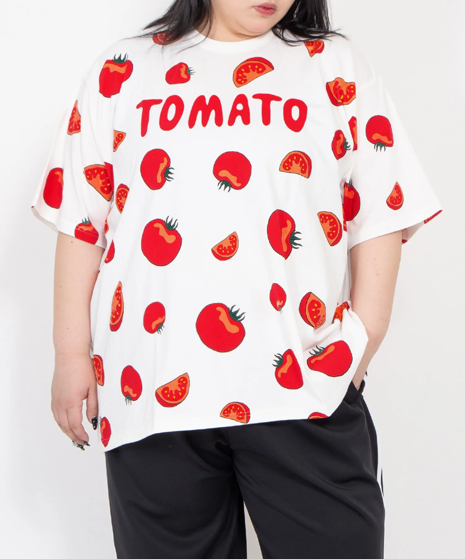 【新サイズ】フード総柄Tシャツ - Image 10