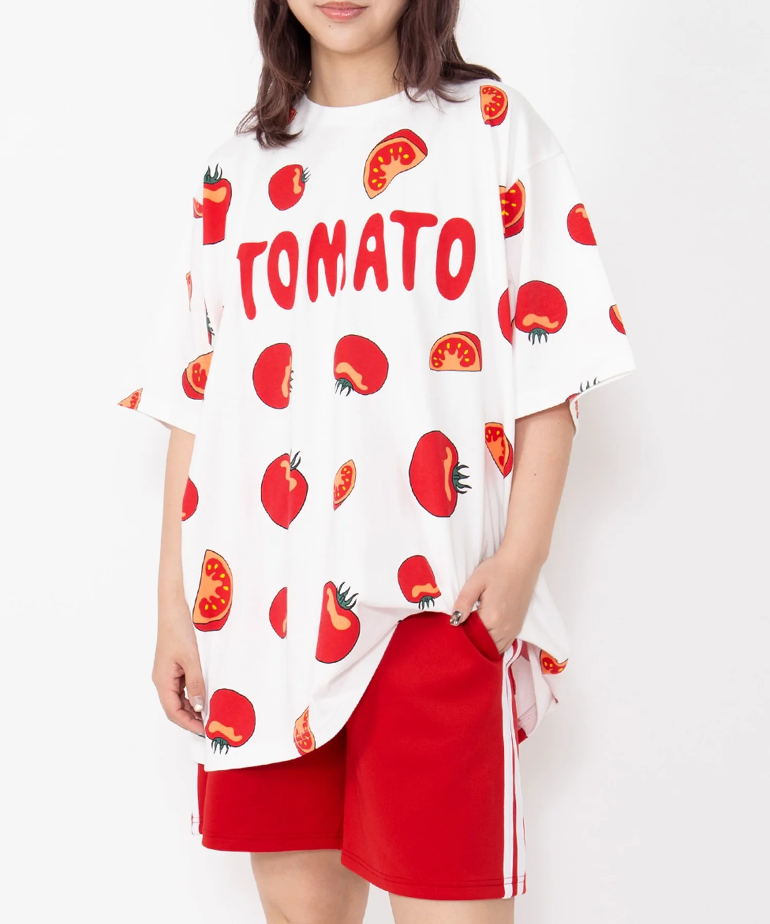 【新サイズ】フード総柄Tシャツ - Image 3