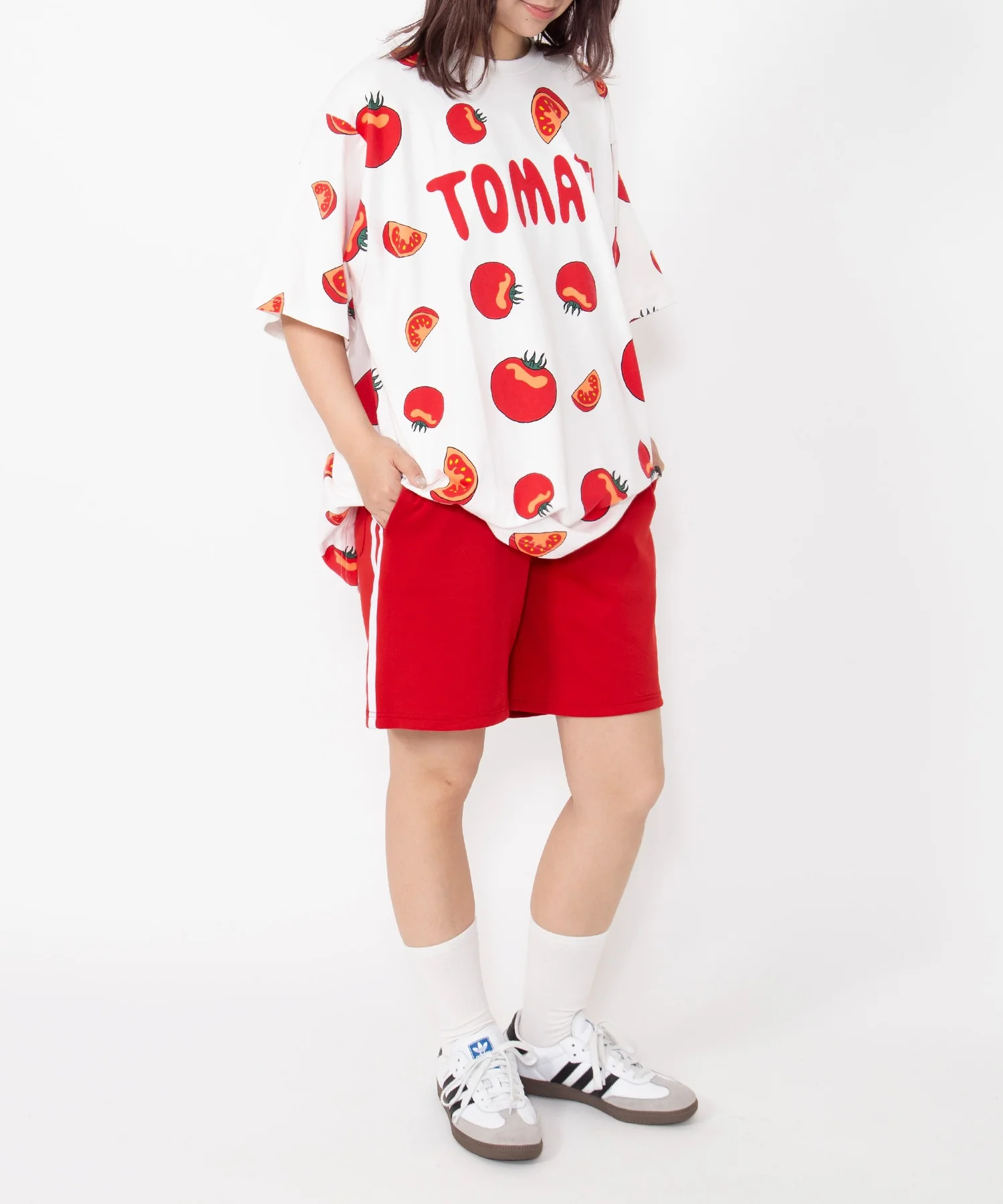 【新サイズ】フード総柄Tシャツ - Image 4