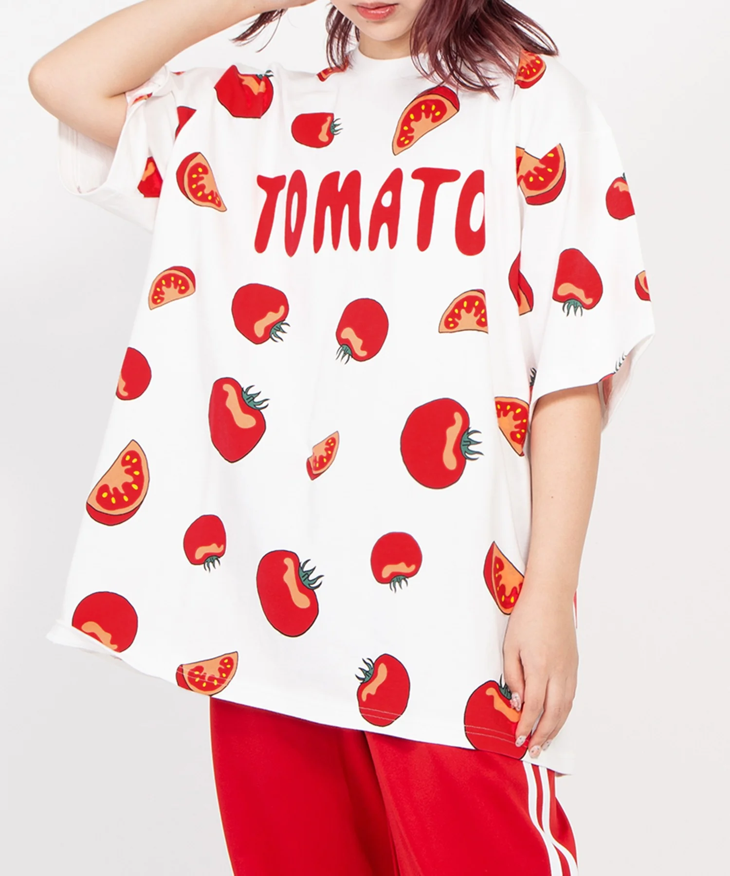 【新サイズ】フード総柄Tシャツ - Image 8