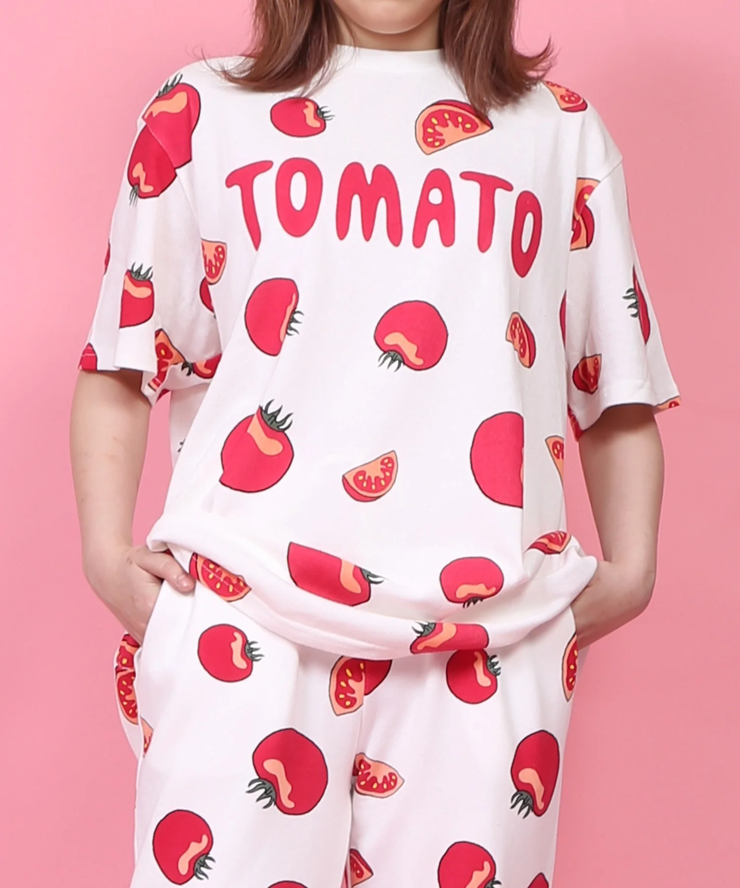 フード総柄Tシャツ - Image 5