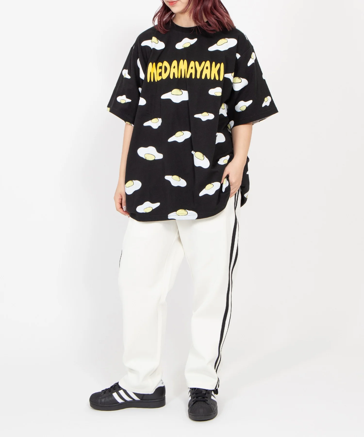 【新サイズ】目玉焼き総柄Tシャツ - Image 12