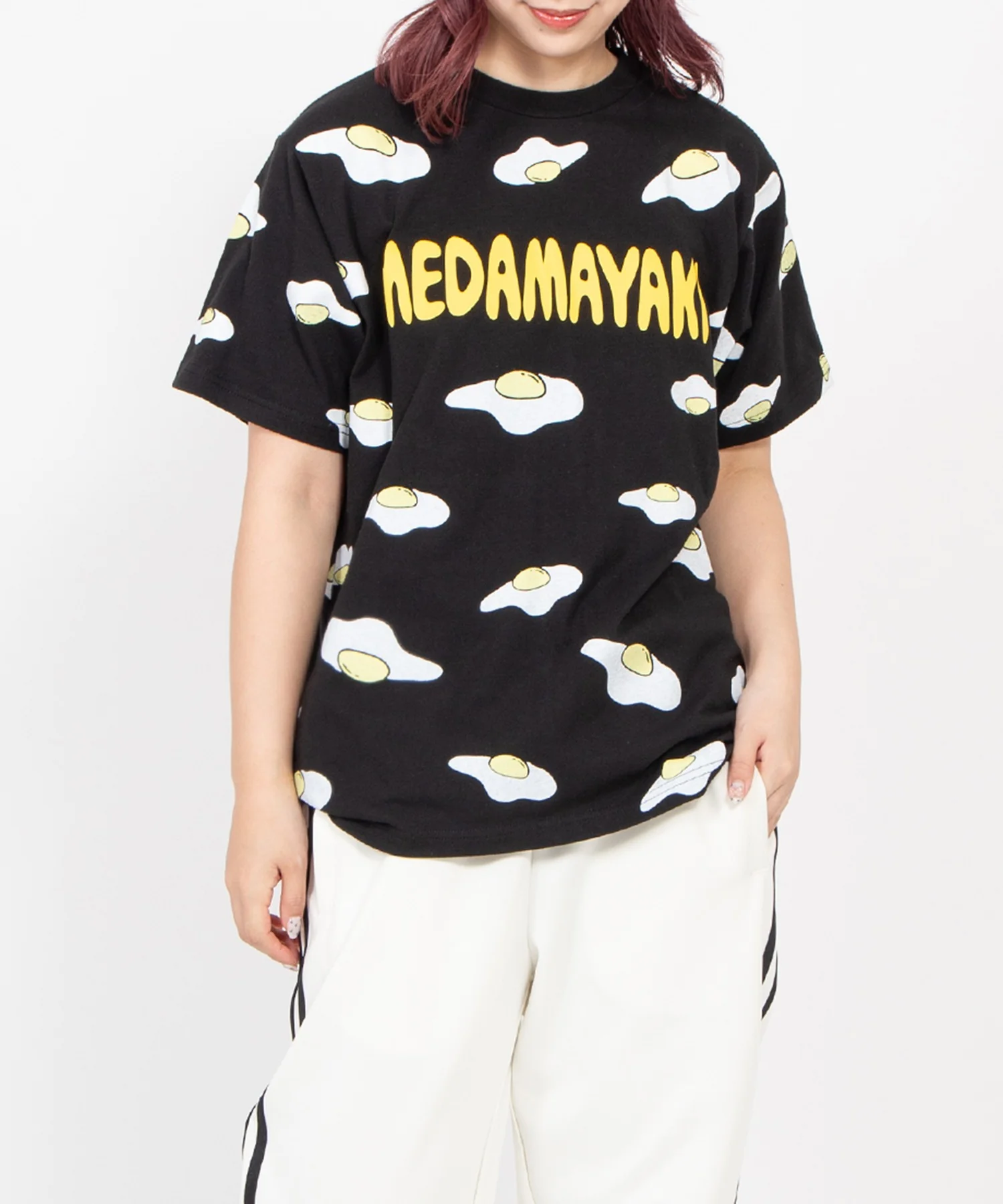 【新サイズ】目玉焼き総柄Tシャツ - Image 2