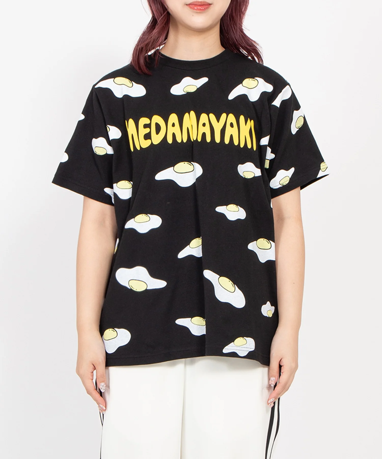 【新サイズ】目玉焼き総柄Tシャツ - Image 9