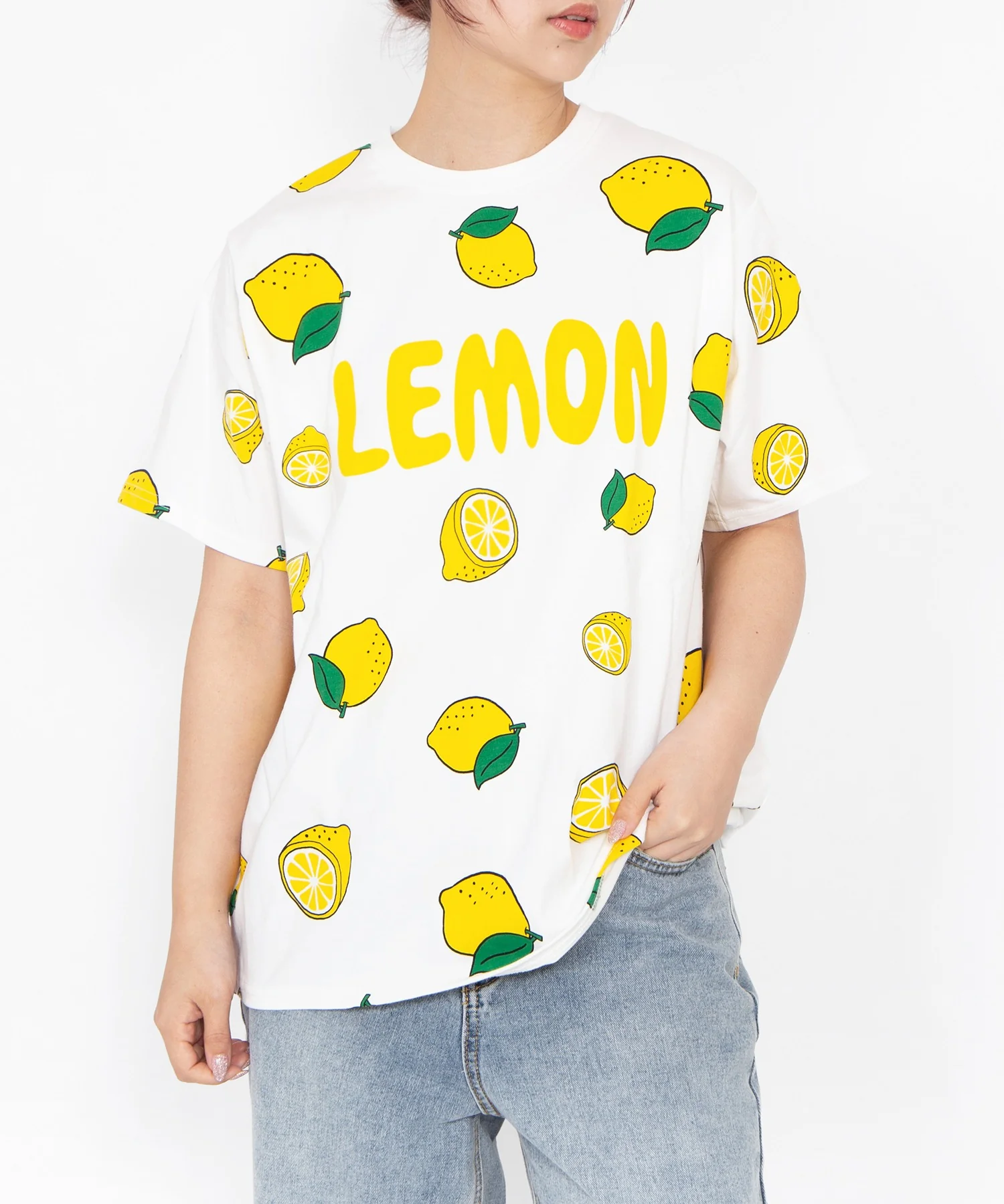 【新サイズ】フード総柄Tシャツ - Image 2