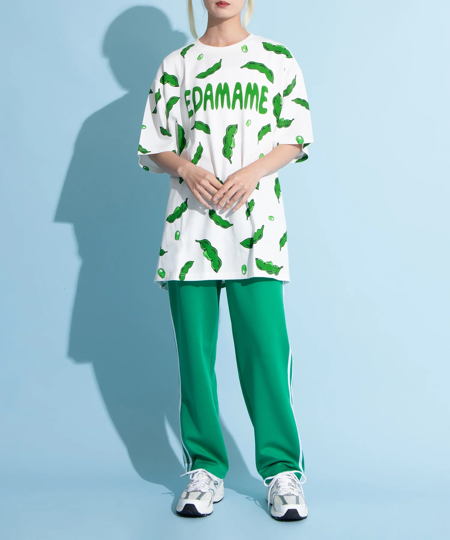 フード総柄Tシャツ - Image 11