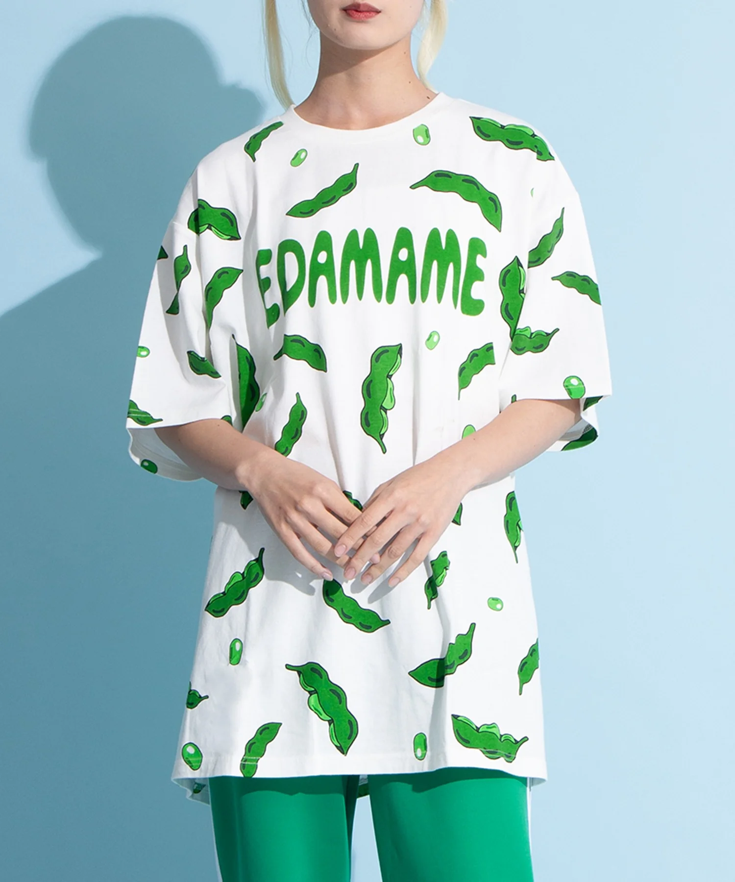 フード総柄Tシャツ - Image 3