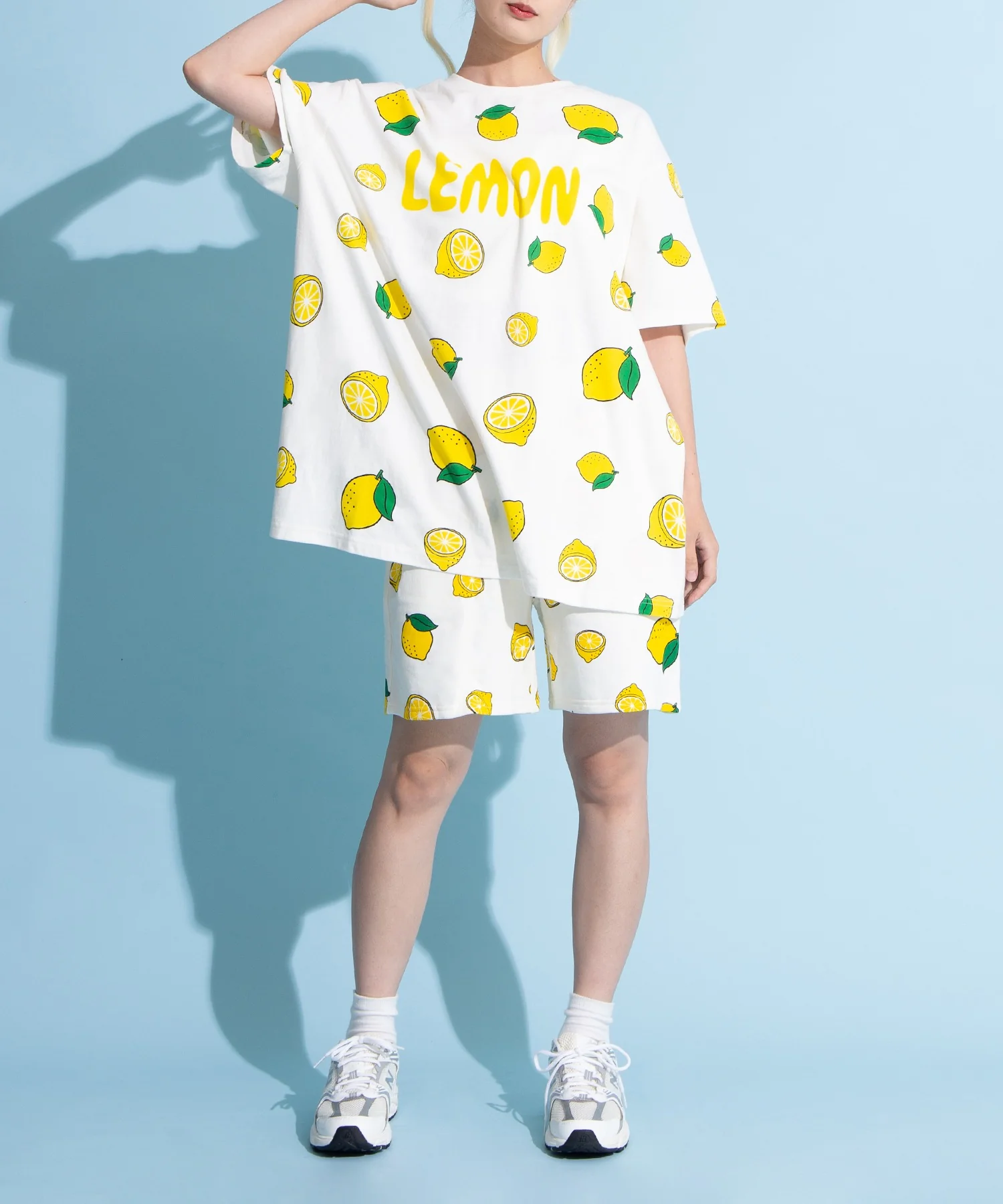 フード総柄Tシャツ - Image 4