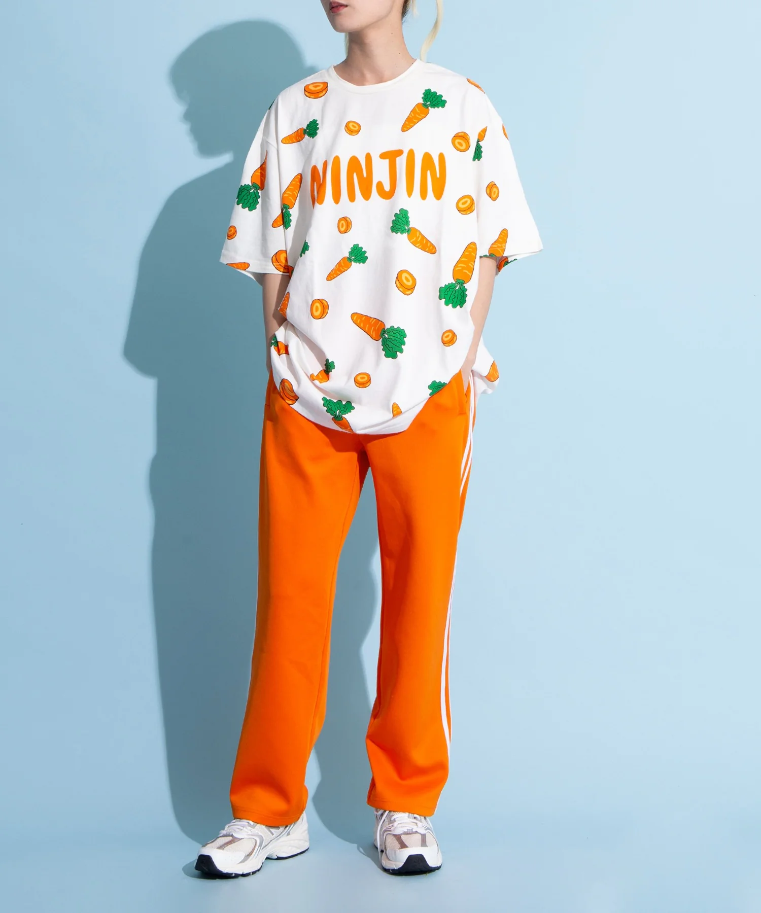 フード総柄Tシャツ - Image 7