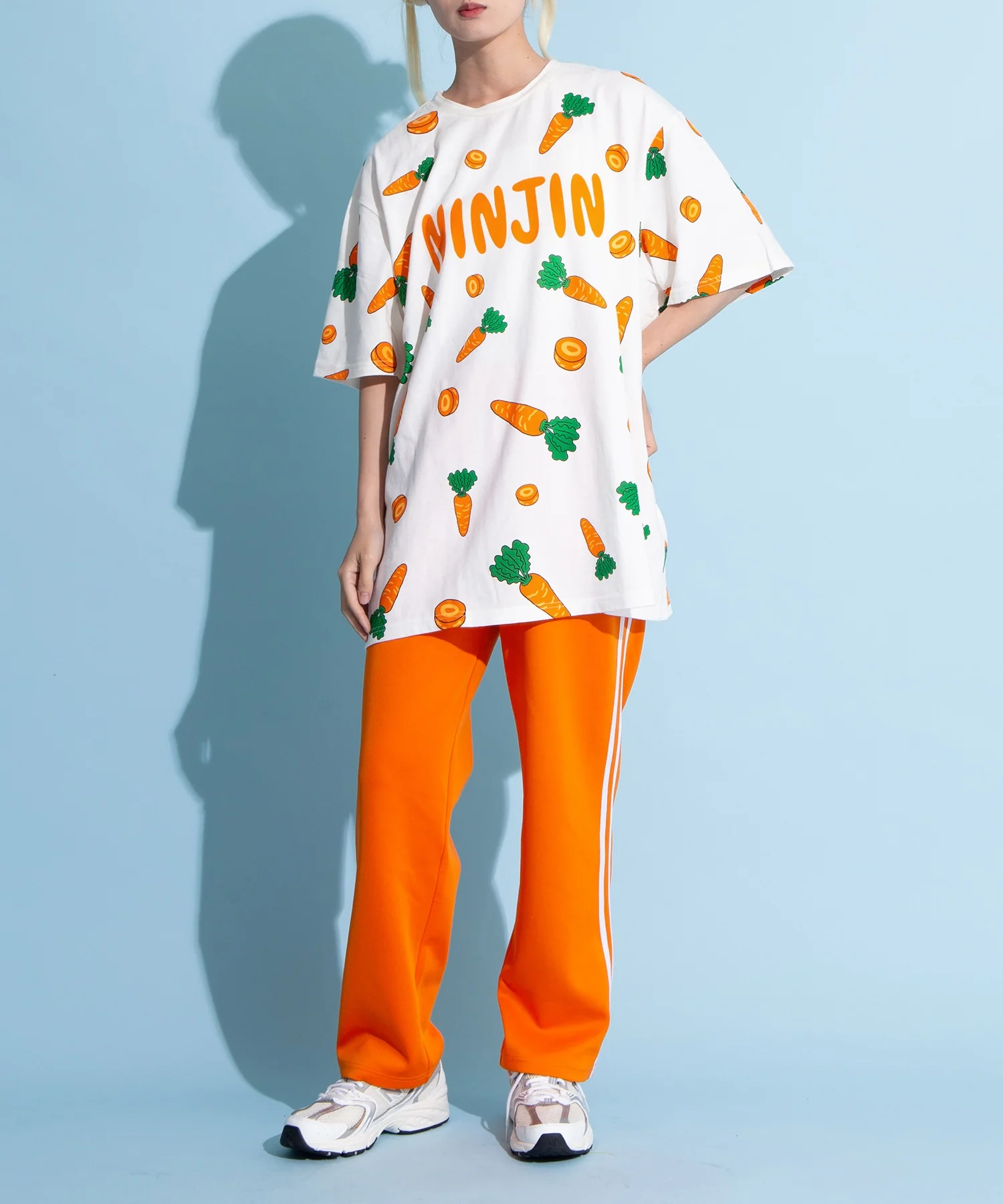 フード総柄Tシャツ - Image 9