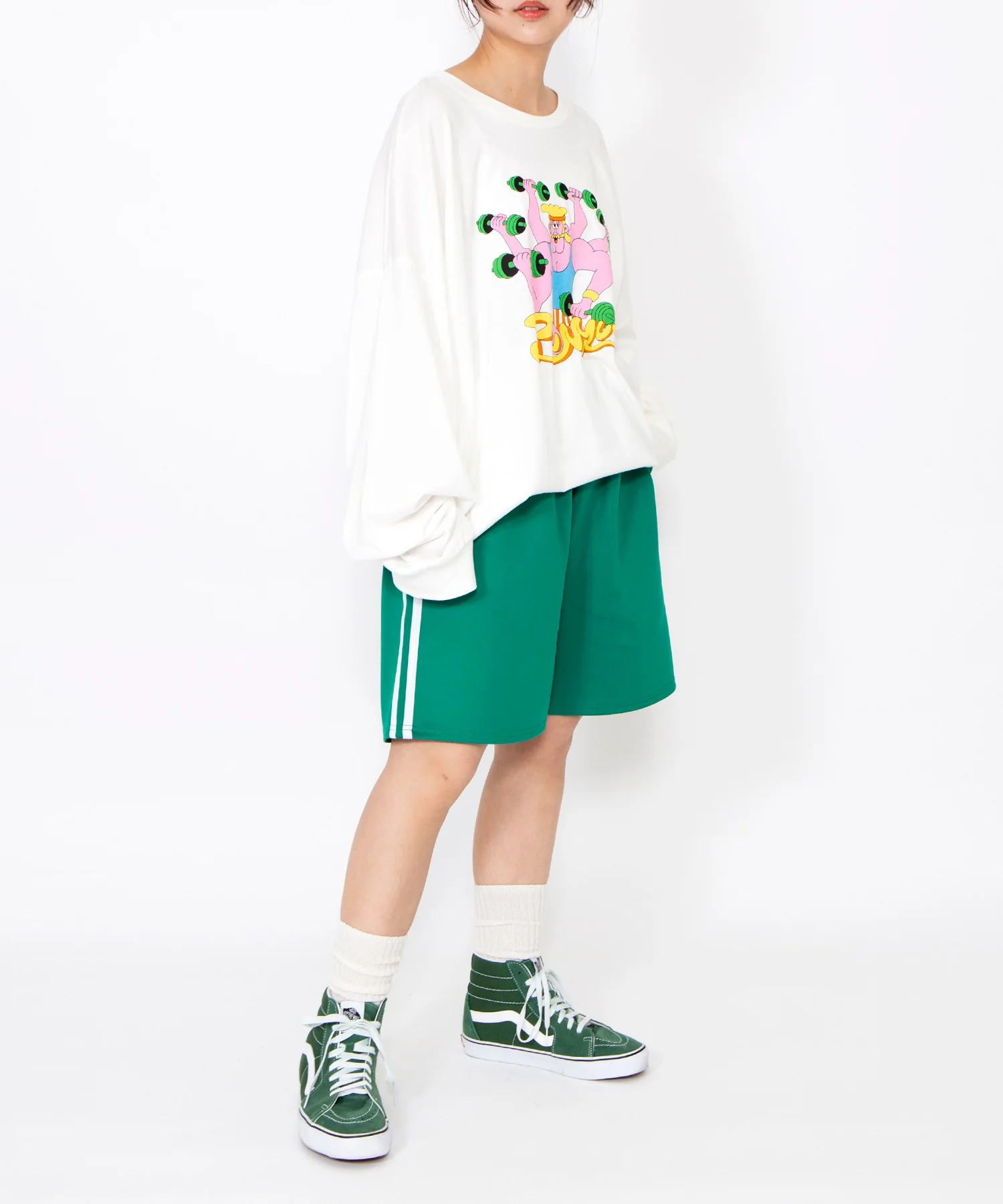 【新サイズ】フードジャージショートパンツ - Image 32