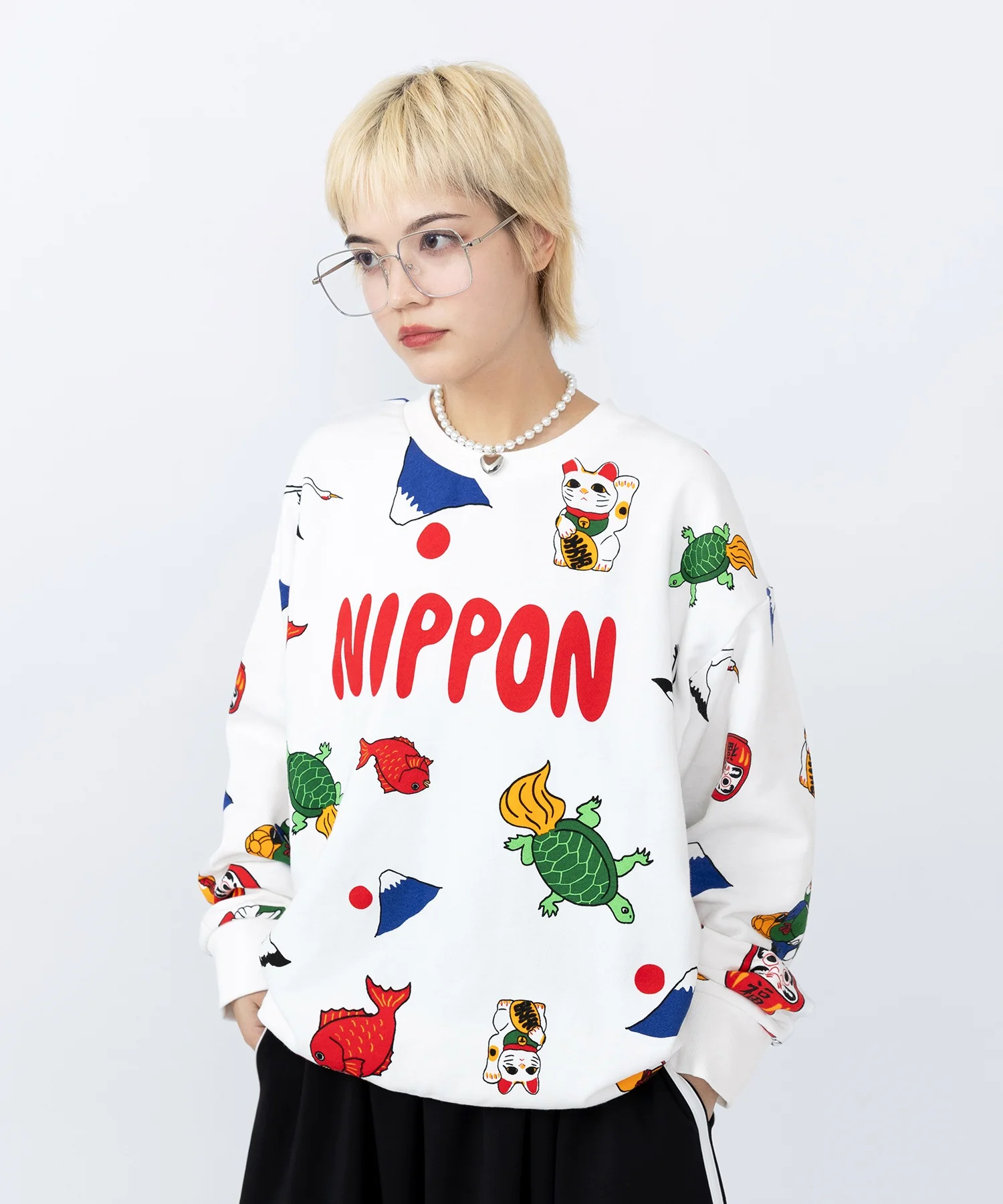 【新サイズ】NIPPON総柄スウェット - Image 2