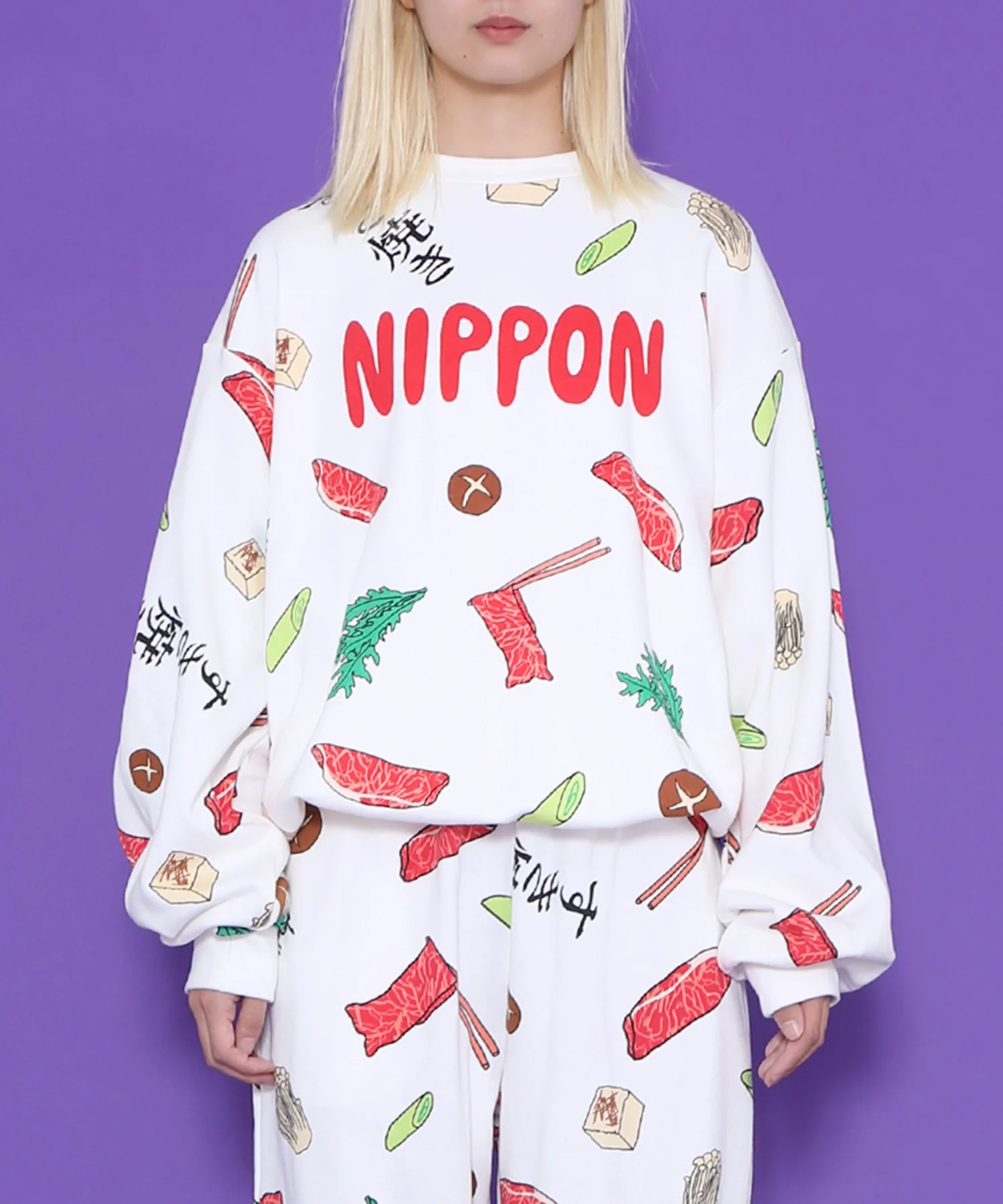 NIPPON総柄スウェット - Image 5