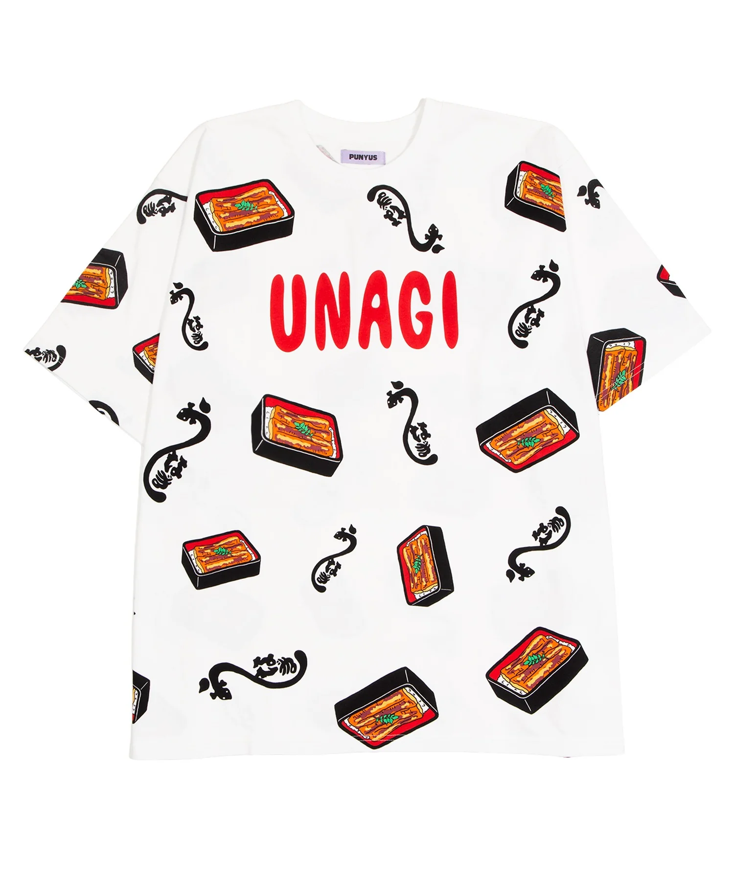 【新サイズ】うなぎ総柄Tシャツ - Image 11