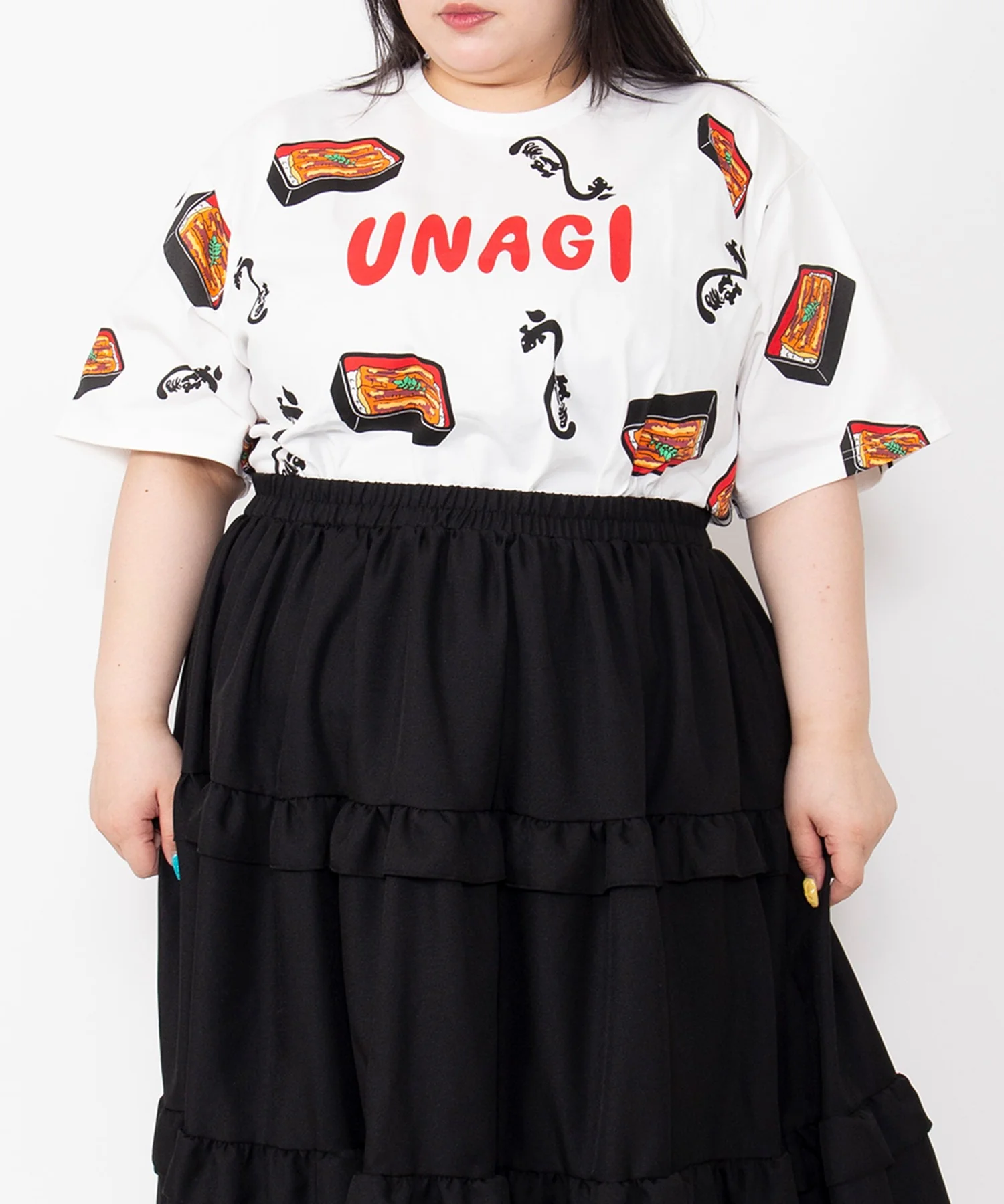 【新サイズ】うなぎ総柄Tシャツ - Image 8
