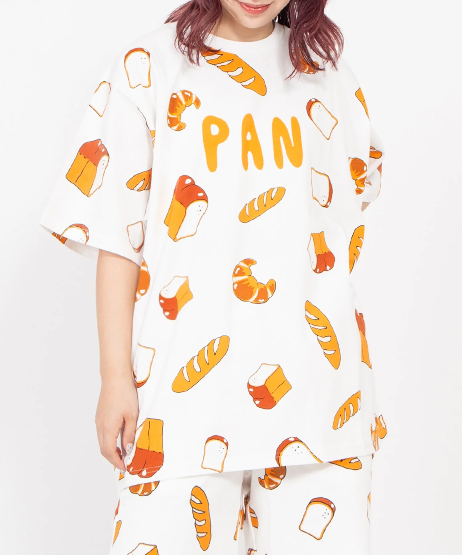 【新サイズ】フード総柄Tシャツ