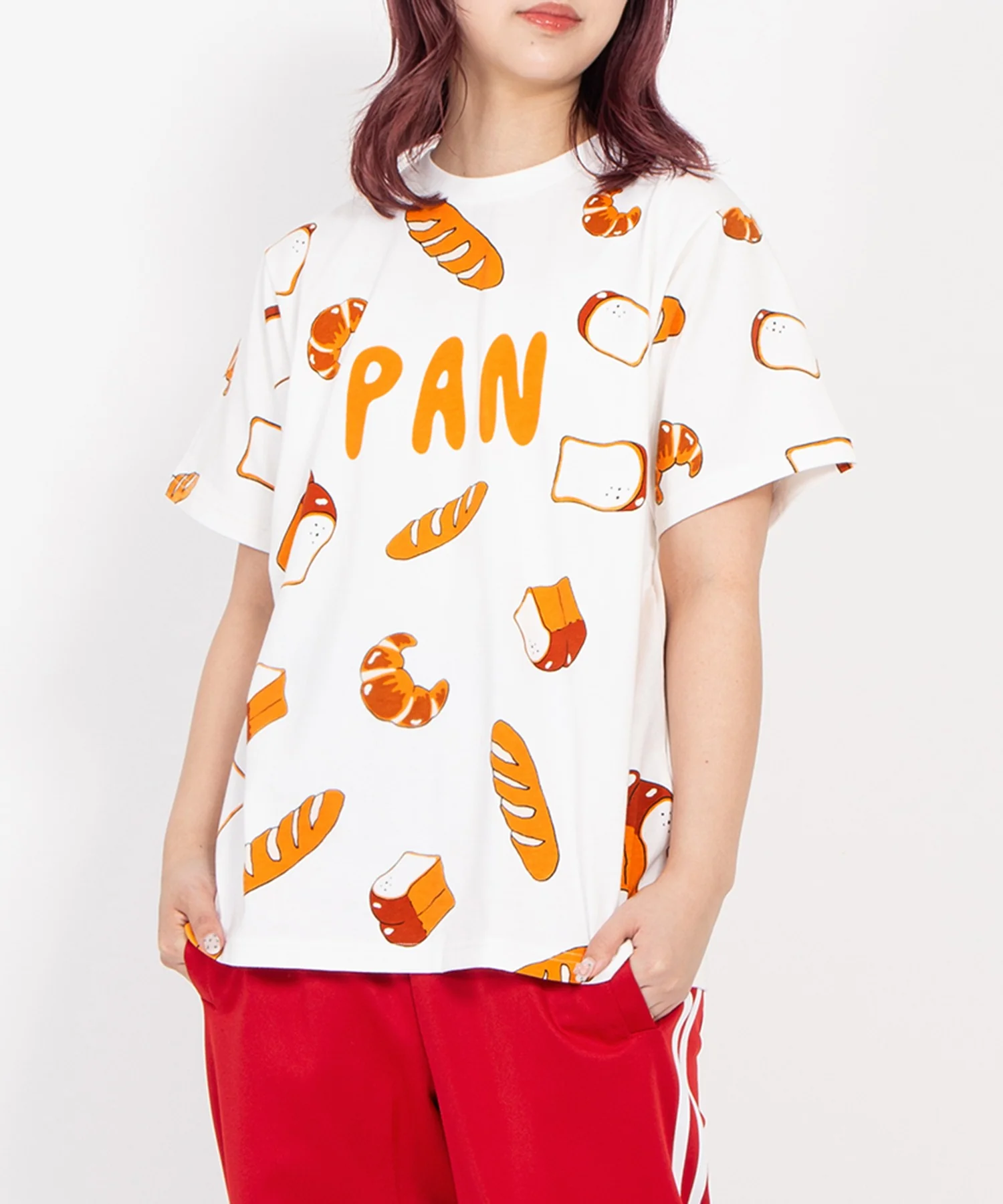 【新サイズ】フード総柄Tシャツ - Image 5