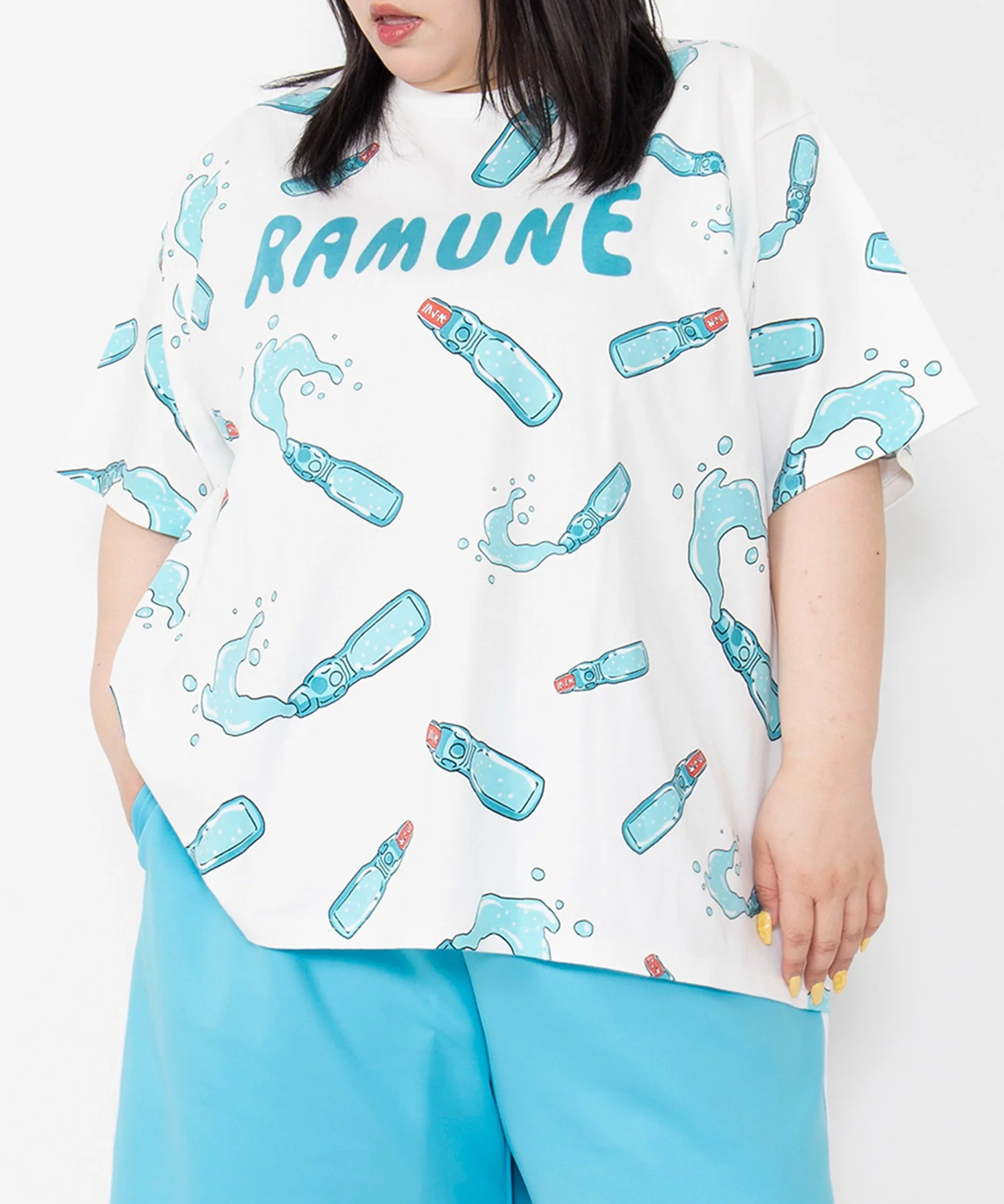 【新サイズ】フード総柄Tシャツ - Image 10
