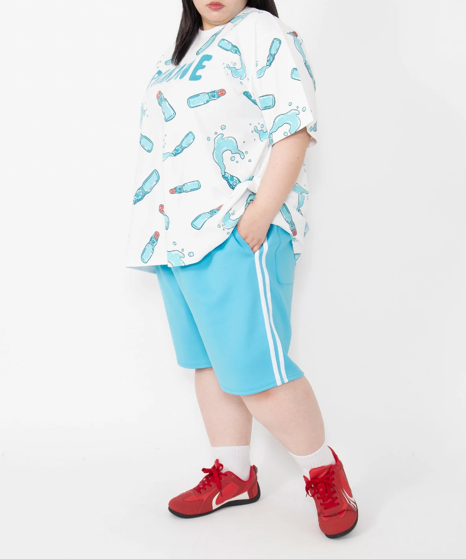 【新サイズ】フード総柄Tシャツ - Image 12