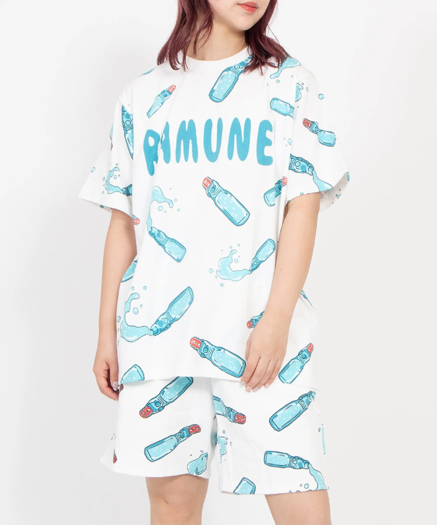 【新サイズ】フード総柄Tシャツ - Image 2