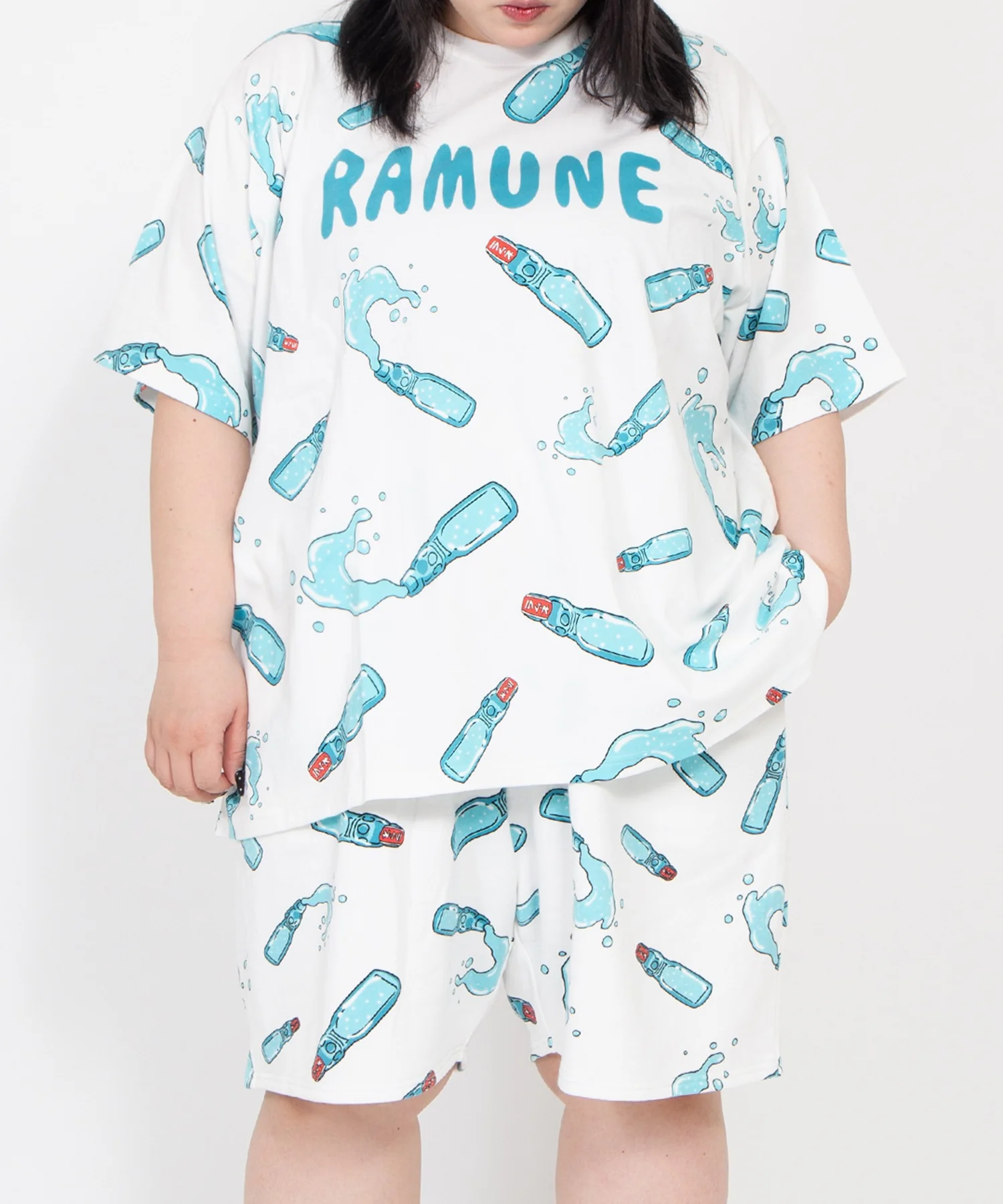 【新サイズ】フード総柄Tシャツ - Image 5