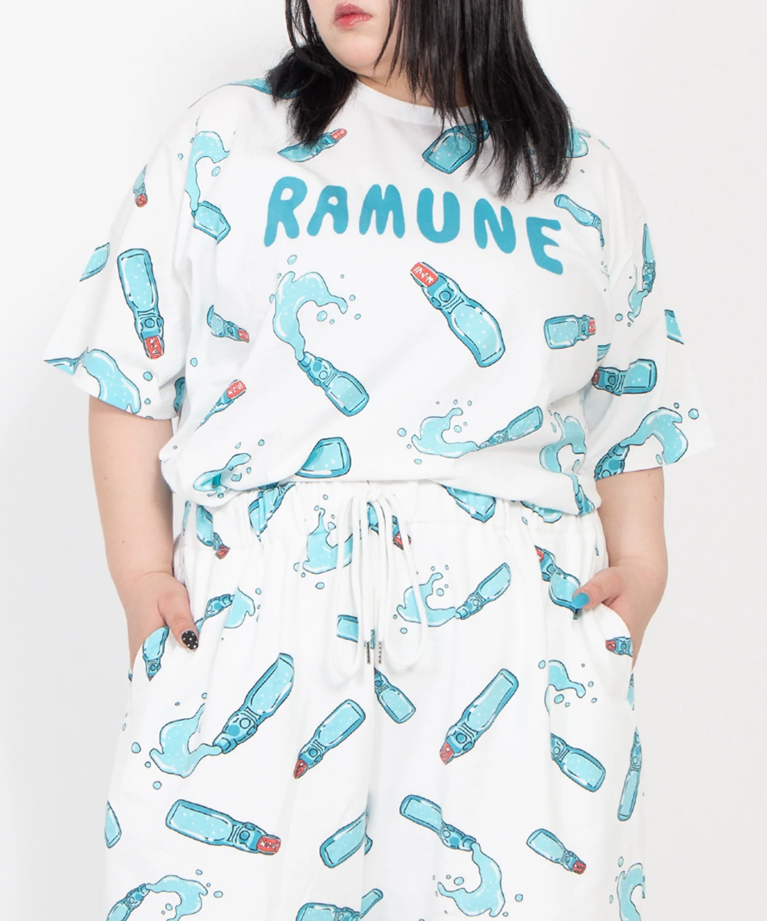 【新サイズ】フード総柄Tシャツ - Image 6