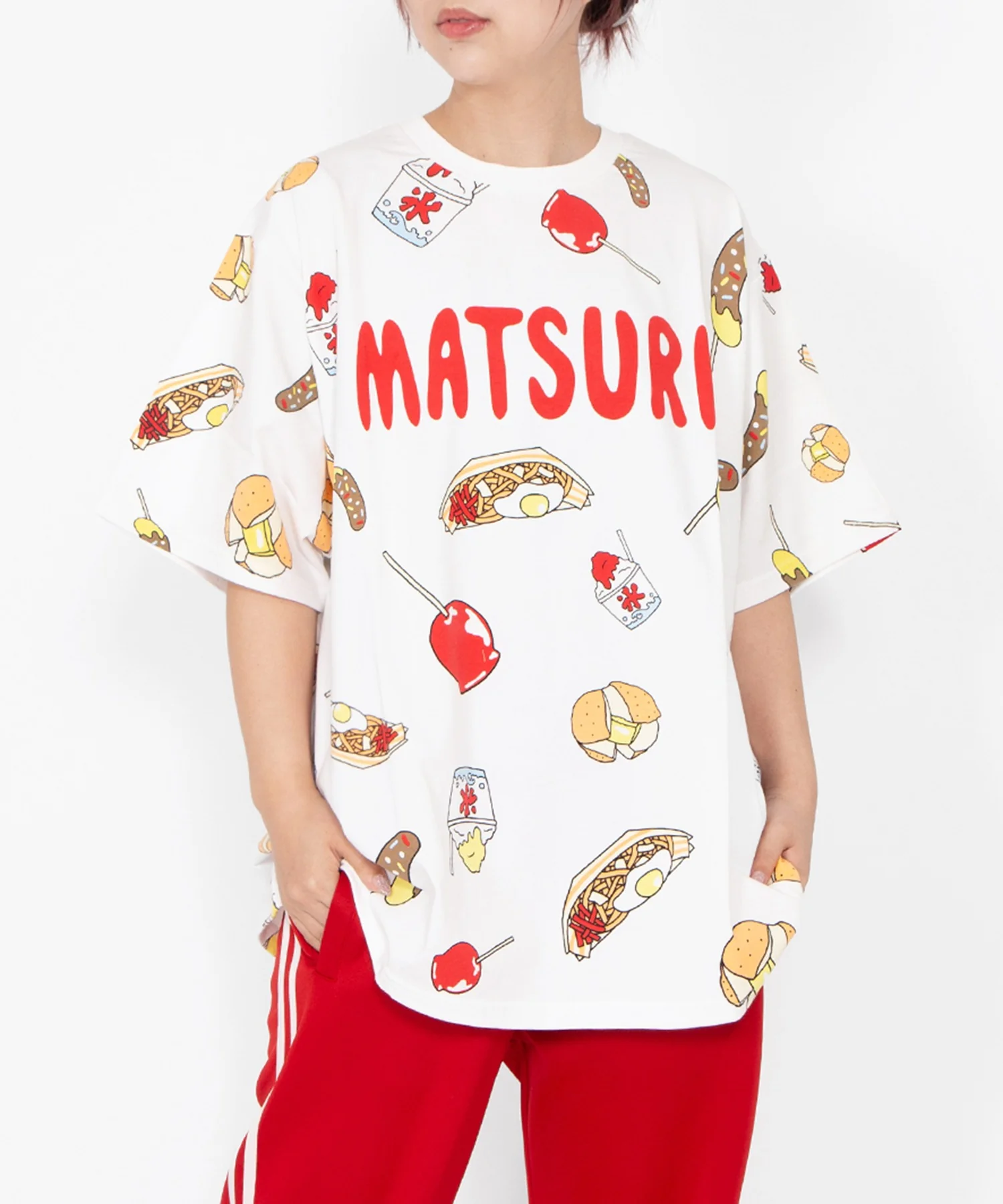 【新サイズ】祭り総柄Tシャツ