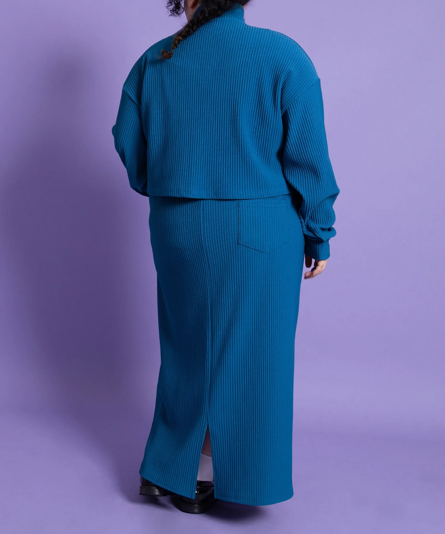 バックスリットロングスカート - Image 11