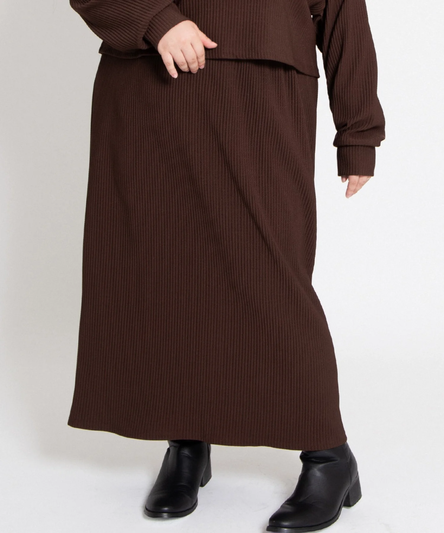 バックスリットロングスカート - Image 15