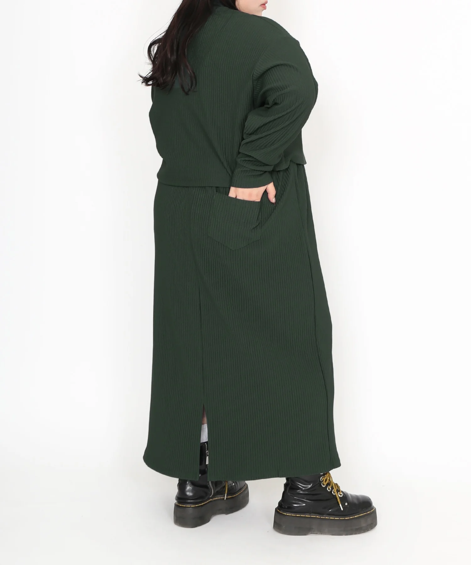 バックスリットロングスカート - Image 21