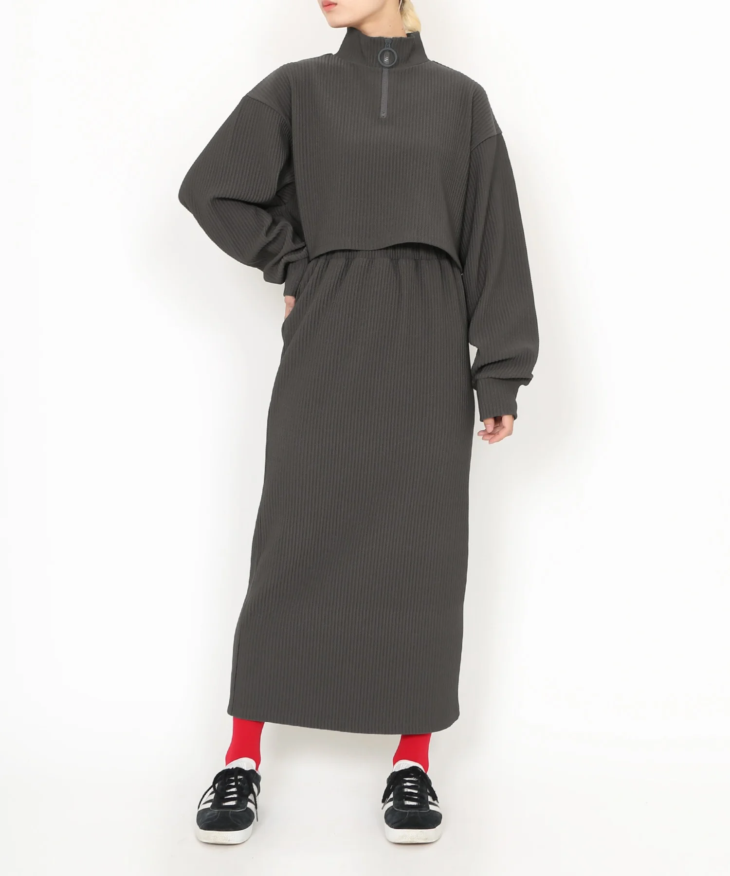 バックスリットロングスカート - Image 22