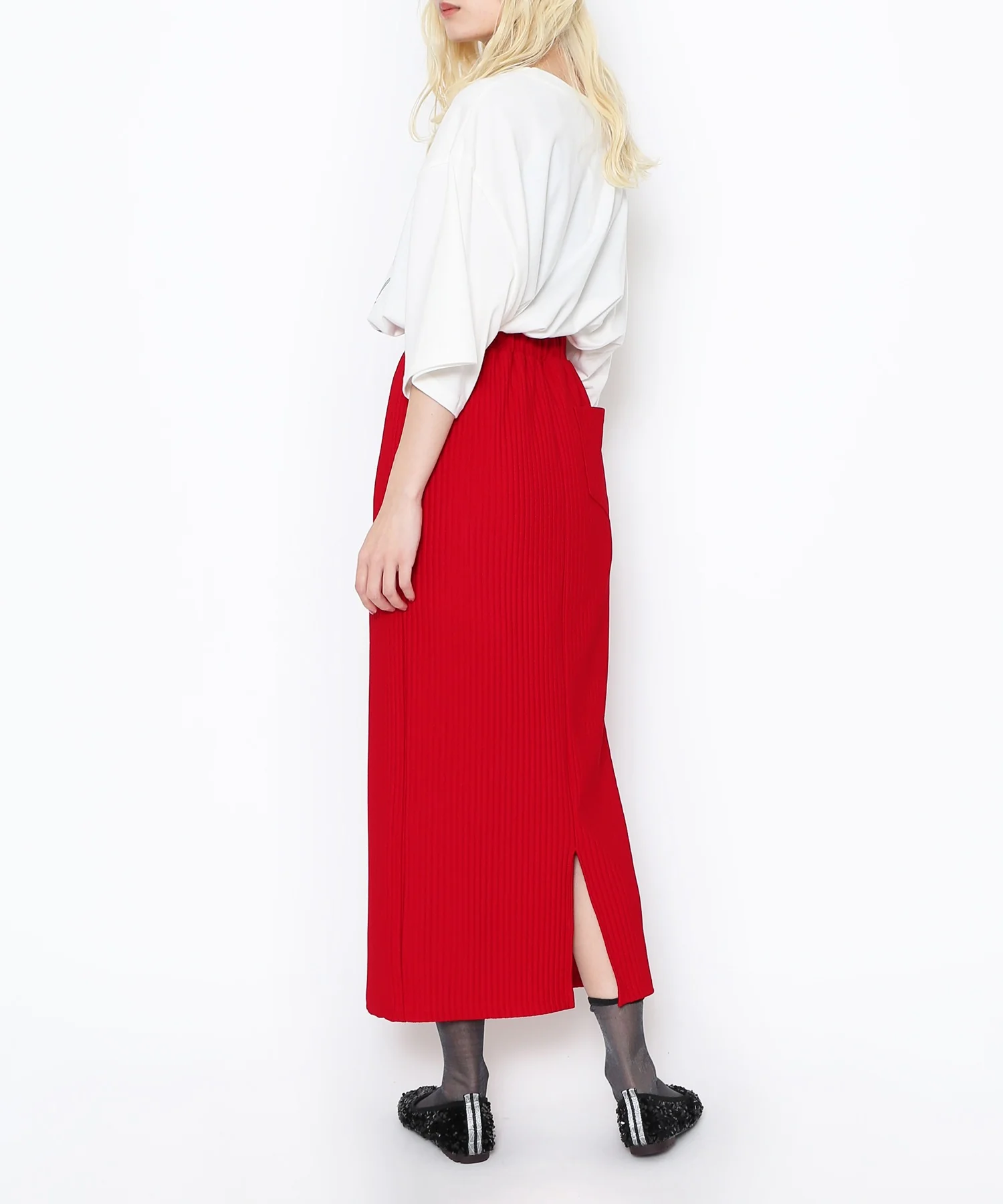 バックスリットロングスカート - Image 26