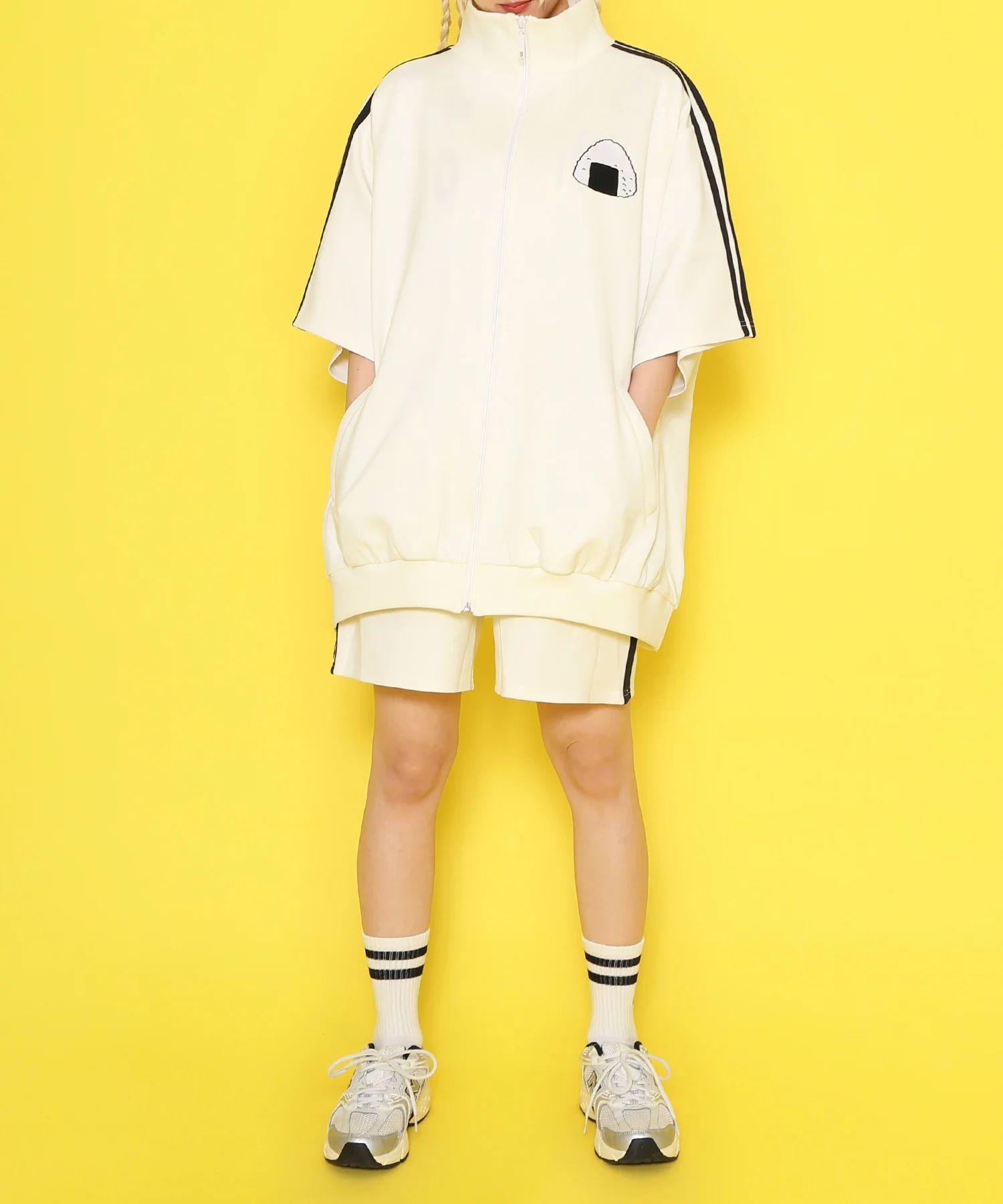半袖フードジャージトップ - Image 18