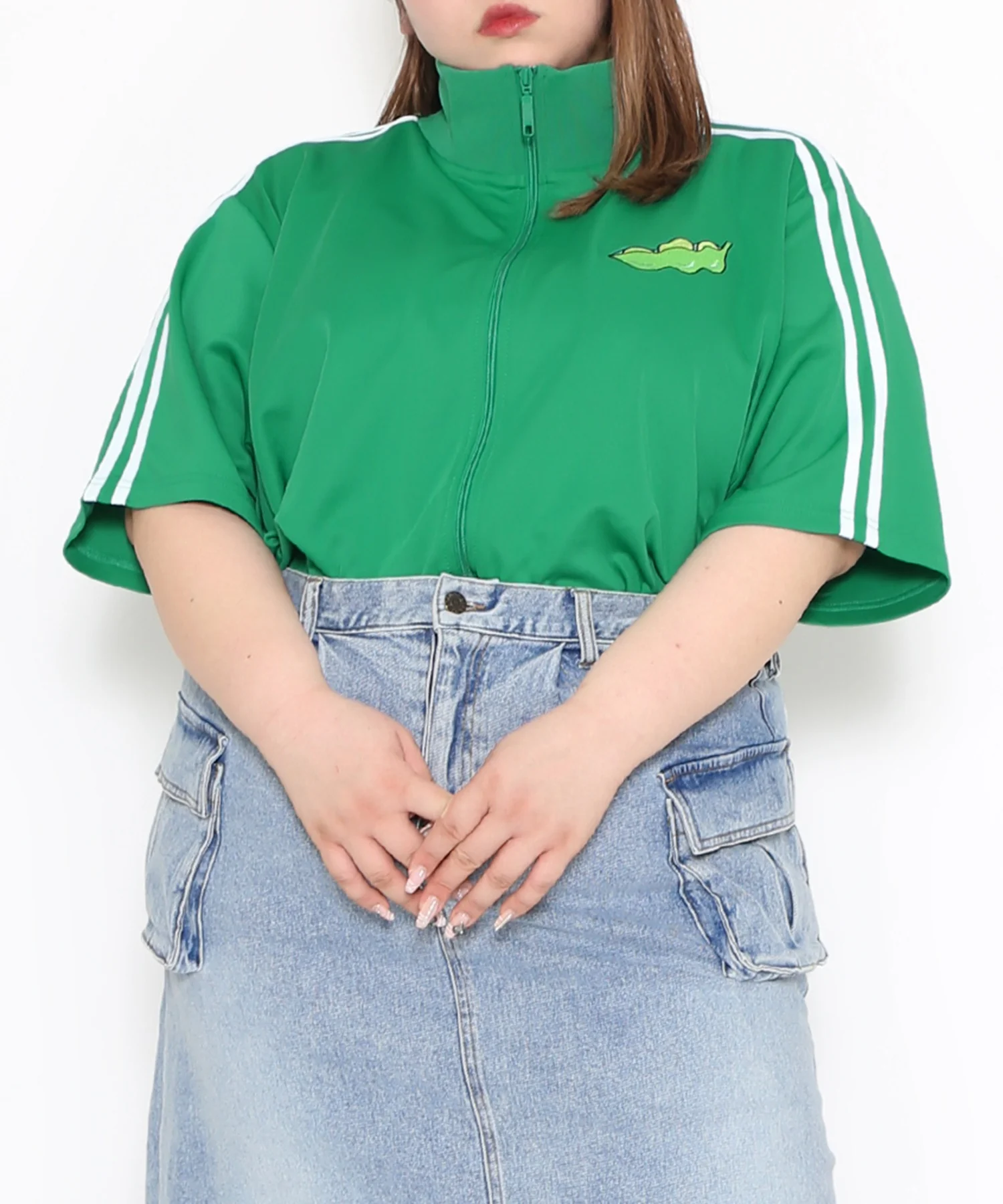 半袖フードジャージトップ - Image 4
