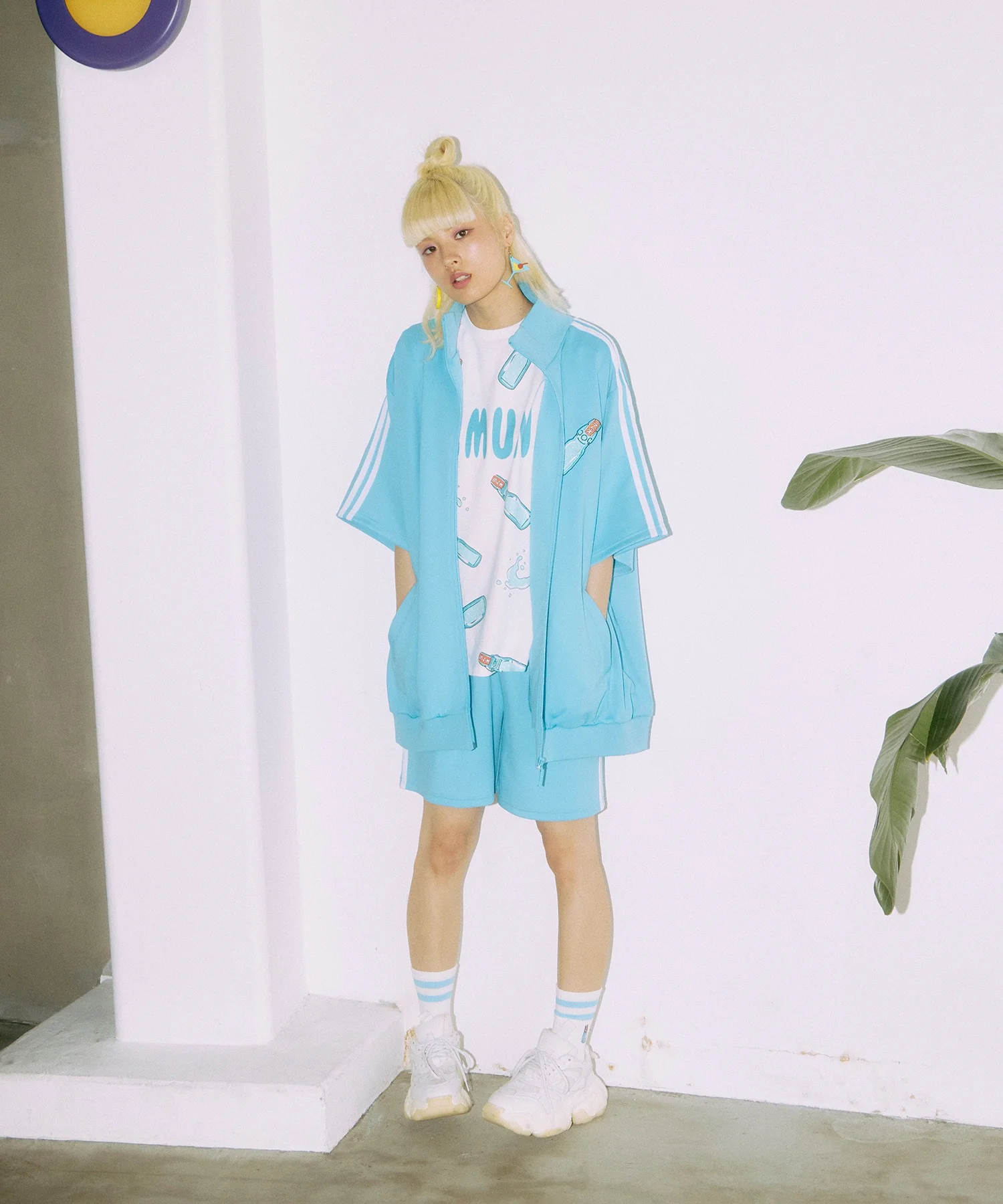 半袖フードジャージトップ - Image 9
