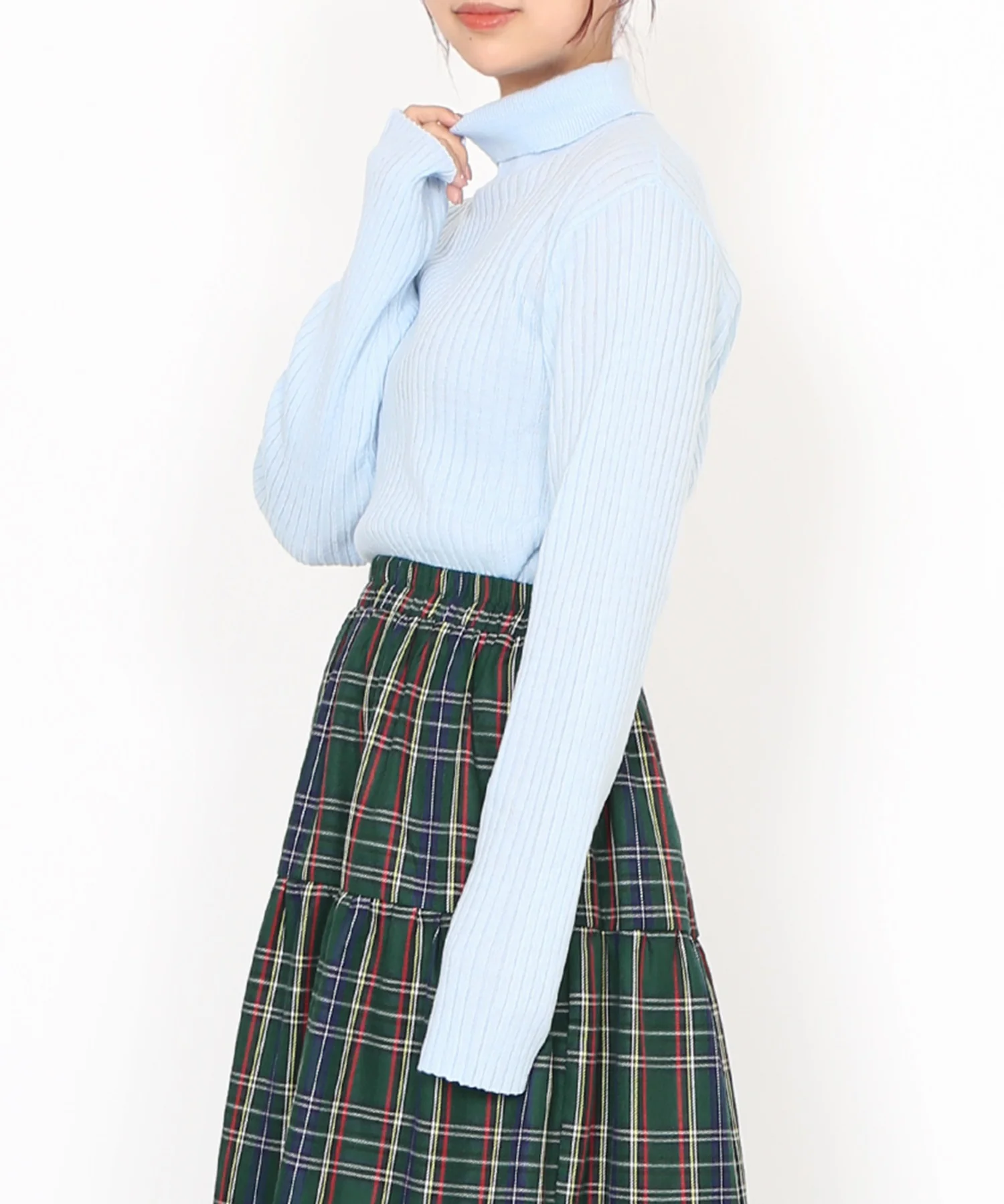 タートルネックリブニット - Image 6